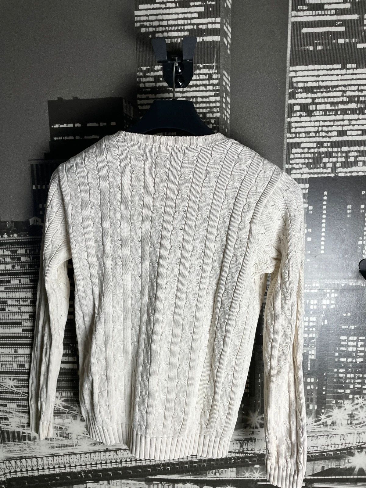 Polo Ralph Lauren × Ralph Lauren Ralph Lauren Knitted Sweater White Size US L / EU 52-54 / 3 - 2 Thumbnail