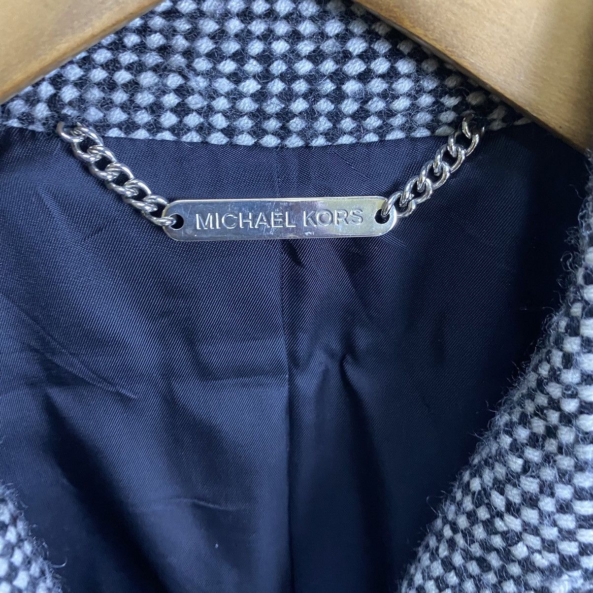 Michael Kors Michael Michael Kors peacoat double button, block check Size S / US 4 / IT 40 - 14 Thumbnail