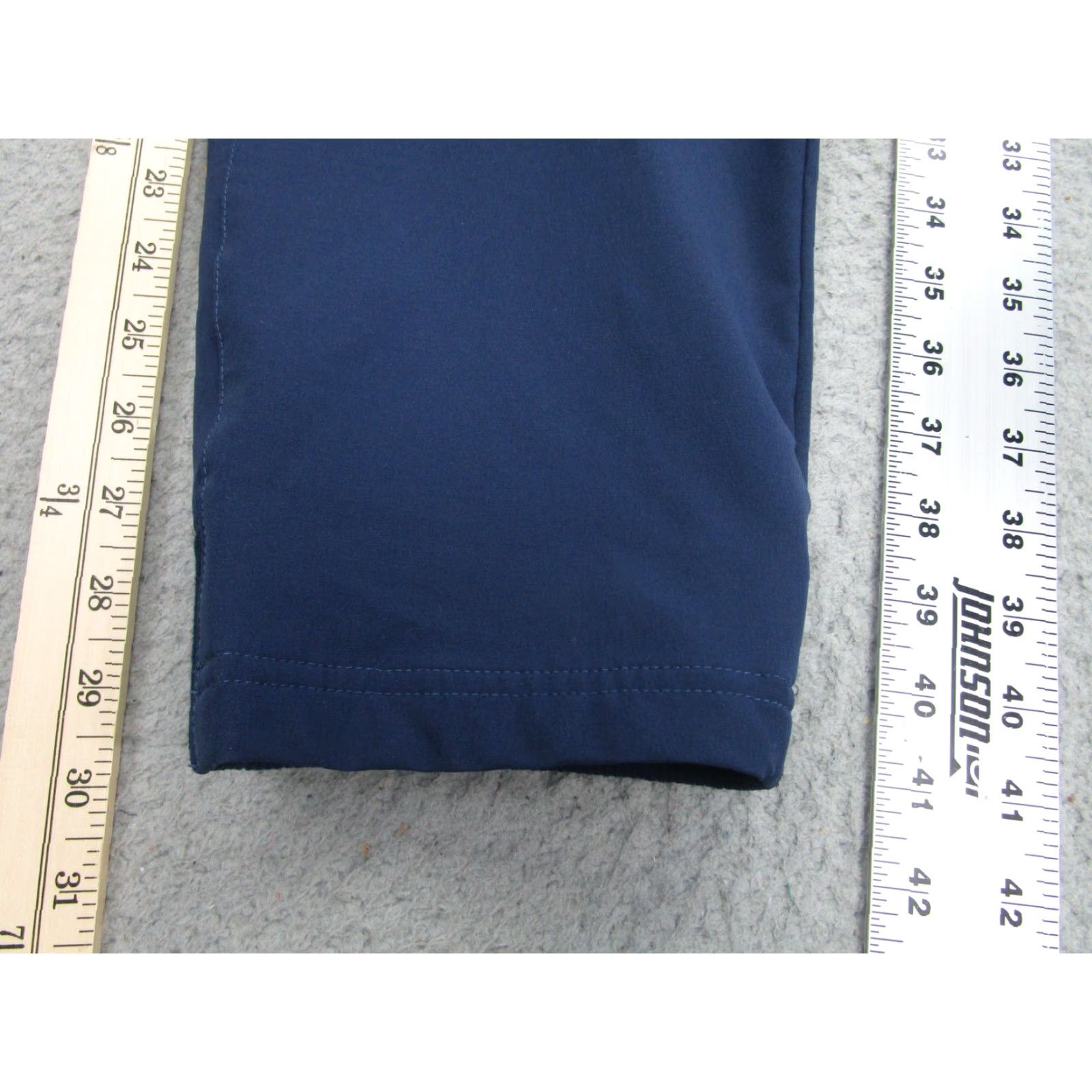 Vintage Mack Weldon Jogger Pants Mens XL Navy Blue Stretch Cuffed Zip Pockets Athletic Cross-Body Life: Activewear Casual Size US 36 / EU 52 - 2 Thumbnail