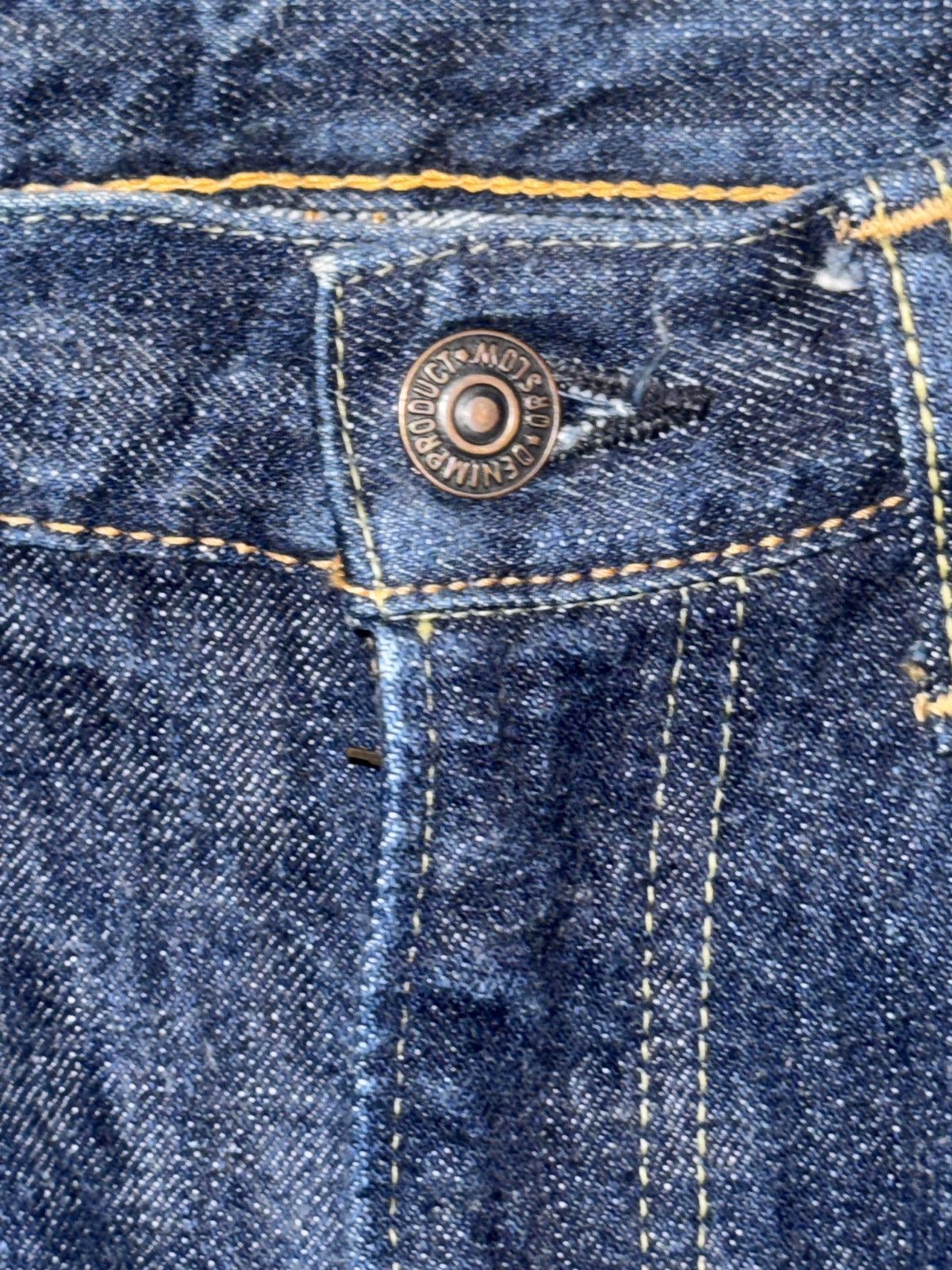 Orslow 107 Ivy Fit Indigo Selvedge Denim Jeans Size US 33 - 2 Thumbnail