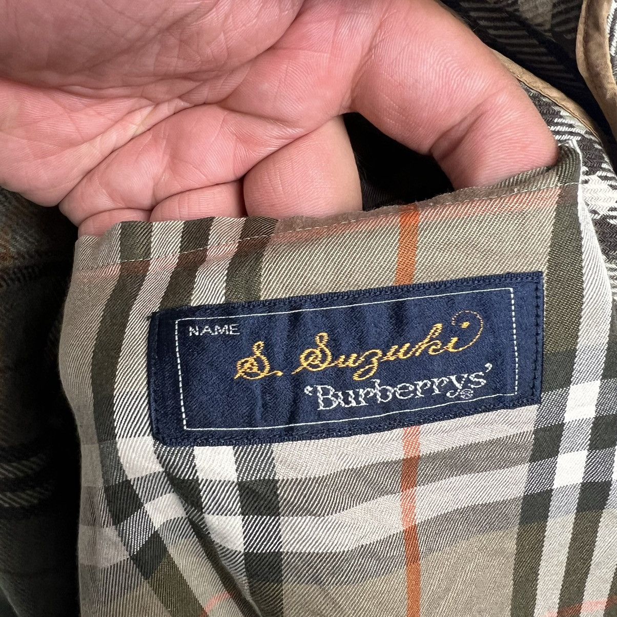 Burberry 🔥VINTAGE BURBERRYS LONG TRENCH COATS NOVA CHECK DESIGN Size US M / EU 48-50 / 2 - 15 Thumbnail