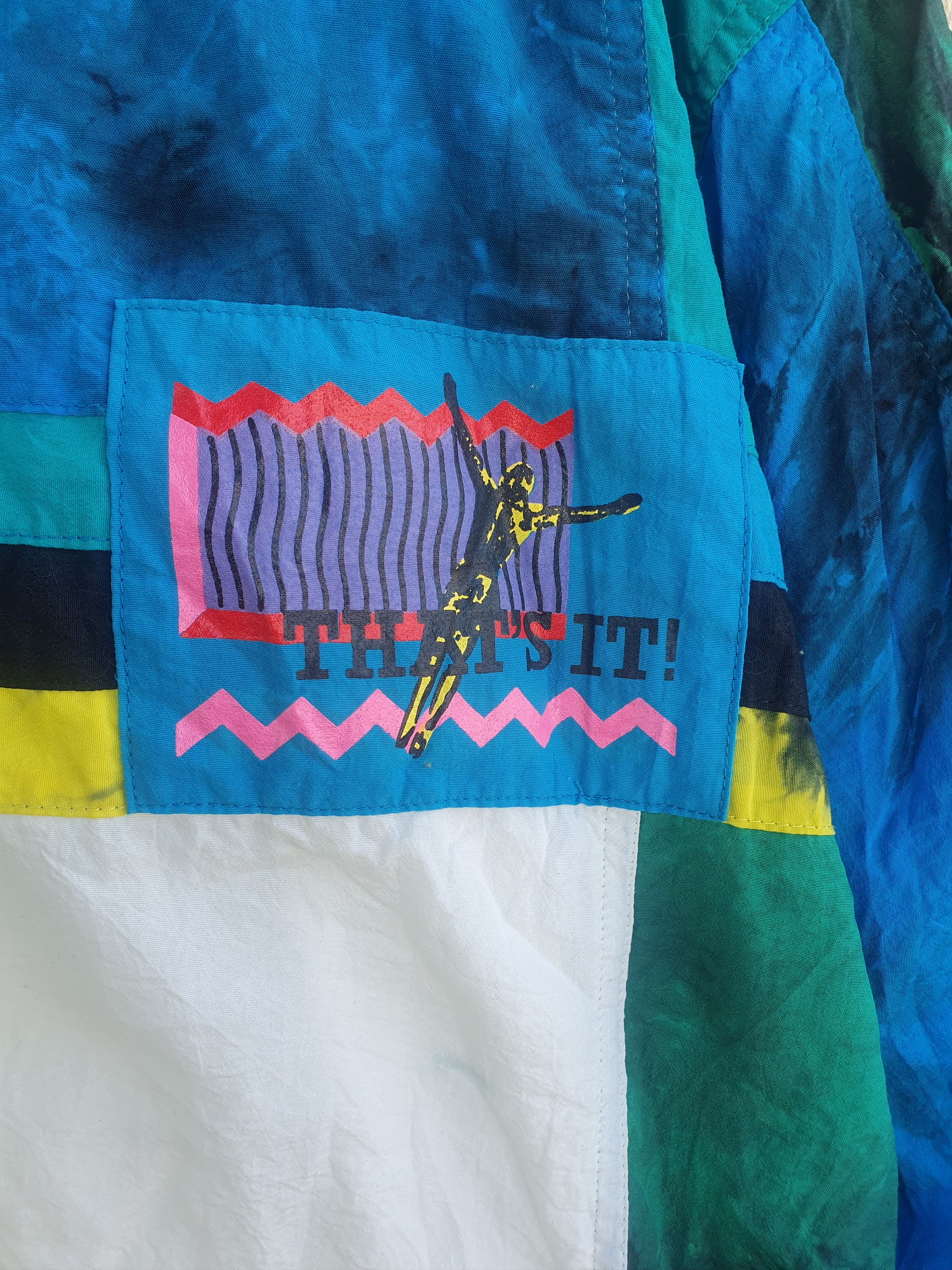 Vintage Pearl Pari Vintage Tye Dye Windbreaker Track Jacket sz XXL Size US XXL / EU 58 / 5 - 4 Thumbnail