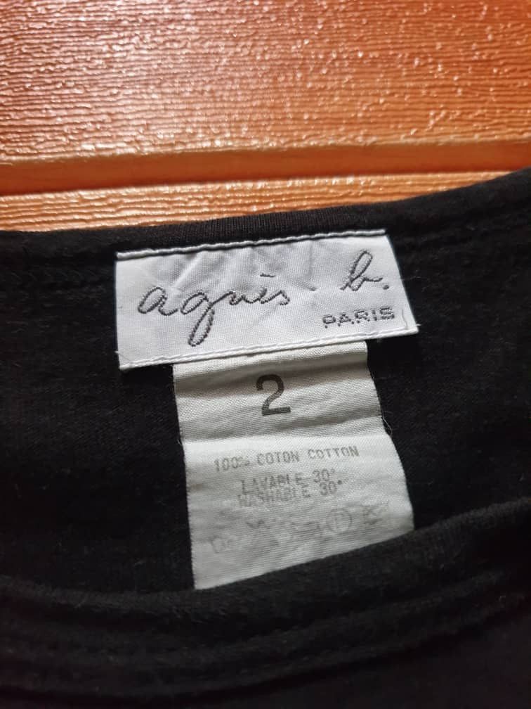 agnes b. Agnes b. Black colour longsleeve shirt Size S / US 4 / IT 40 - 2 Thumbnail