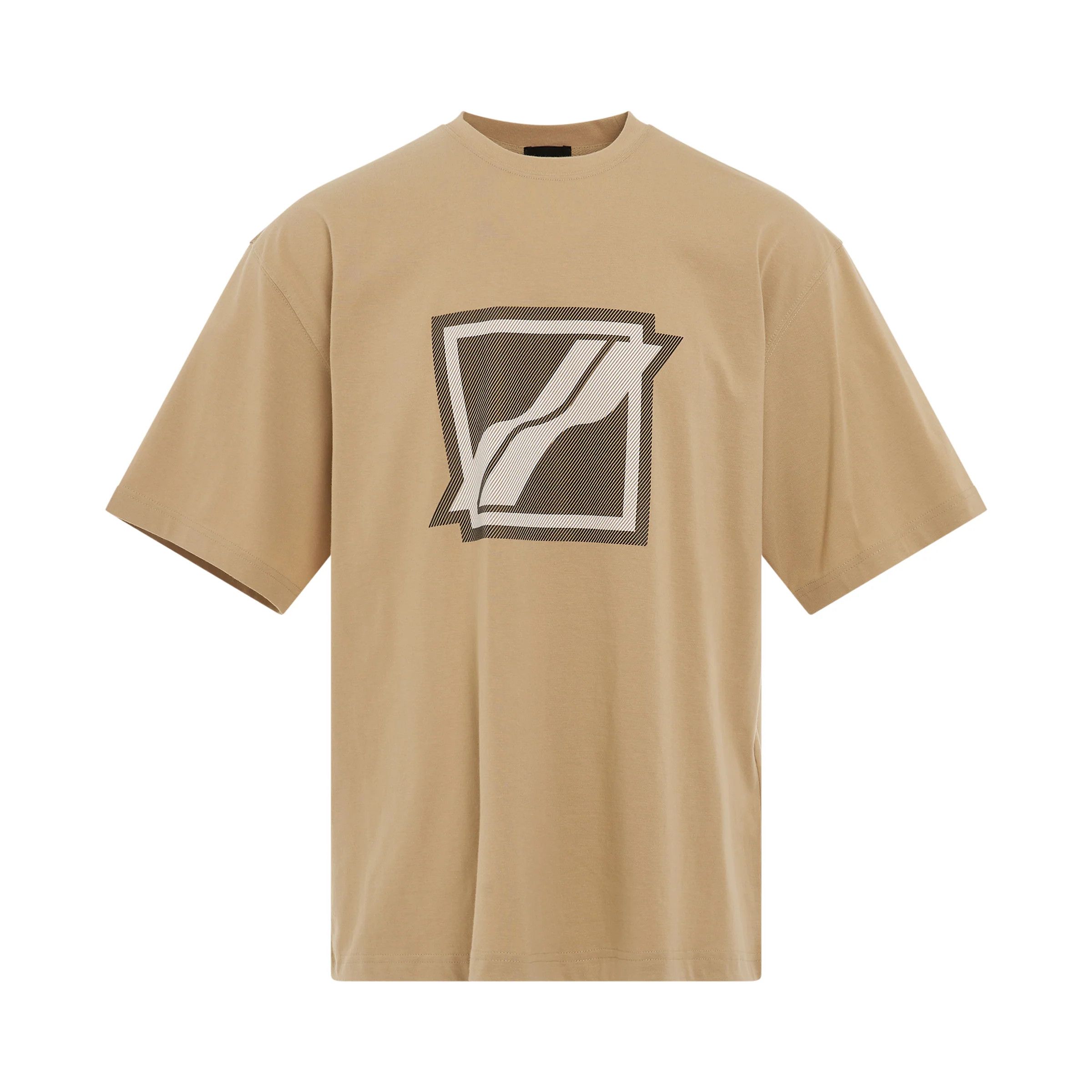 WE11DONE o1mris0824 T-Shirt in Beige Size US XS / EU 42 / 0 - 1 Thumbnail