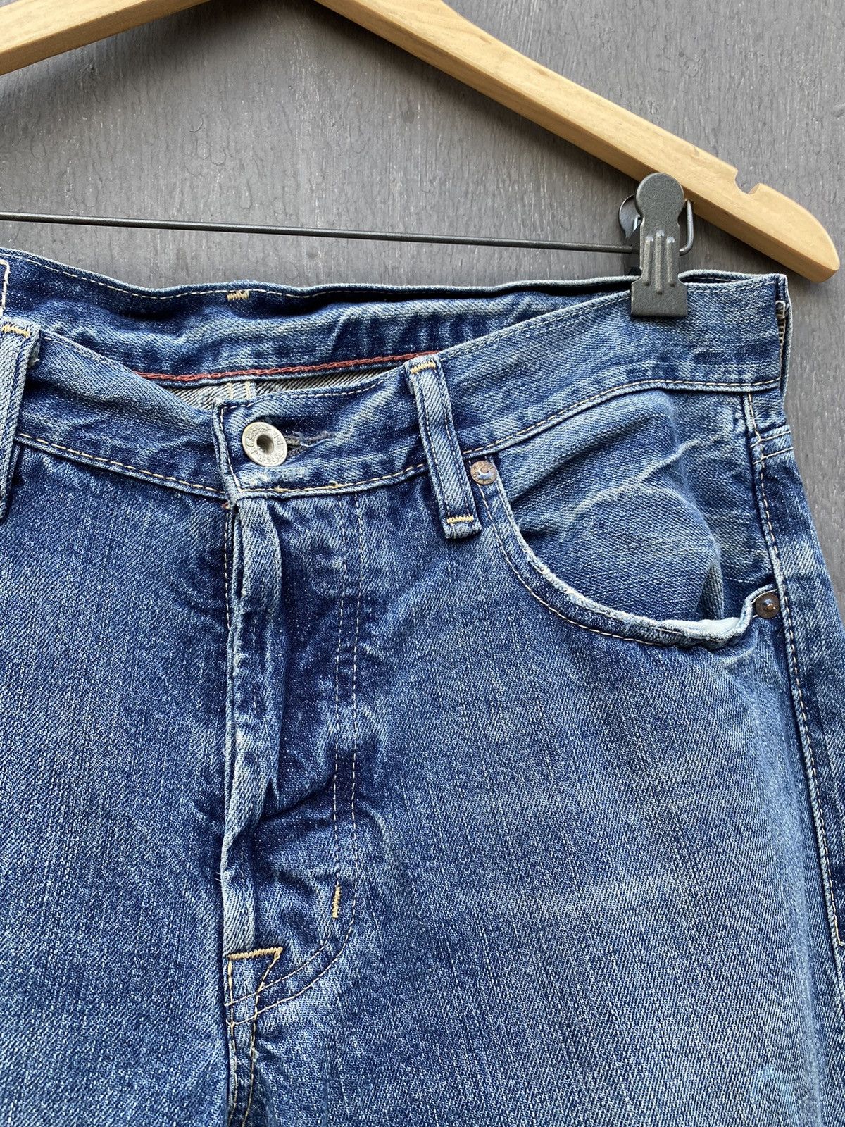 Polo Ralph Lauren Polo Ralph Lauren Darren distressed boot Denim size 32/34 Size US 32 / EU 48 - 4 Thumbnail