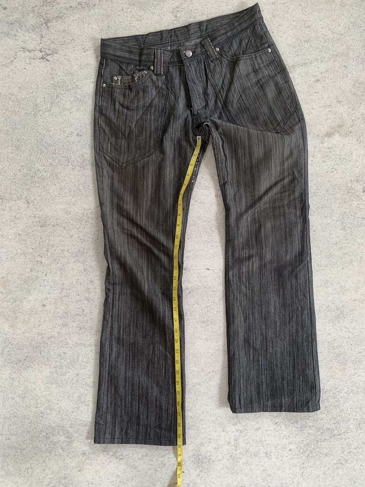If Six Was Nine × Japanese Brand × Tornado Mart Takaiq japanese snake skin pocket pants Size US 32 / EU 48 - 9 Thumbnail