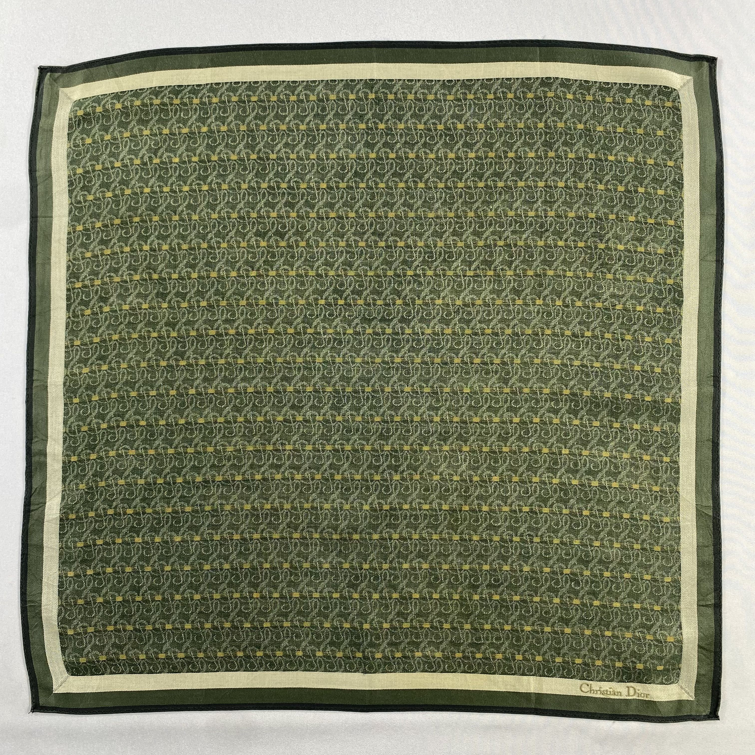 Vintage Christian Dior Monsieur Handkerchief / Neckerchief-P1060 Size ONE SIZE - 1 Thumbnail