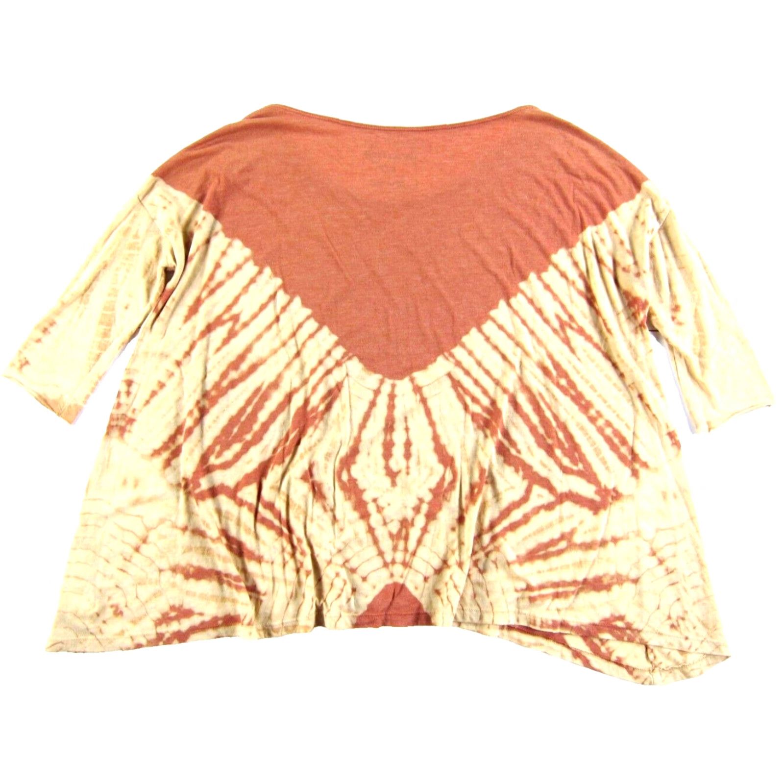 Vintage We The Free Lightweight Cotton Orange Yellow Tie Dye Oversized T-Shirt Blouse S Size S / US 4 / IT 40 - 2 Thumbnail