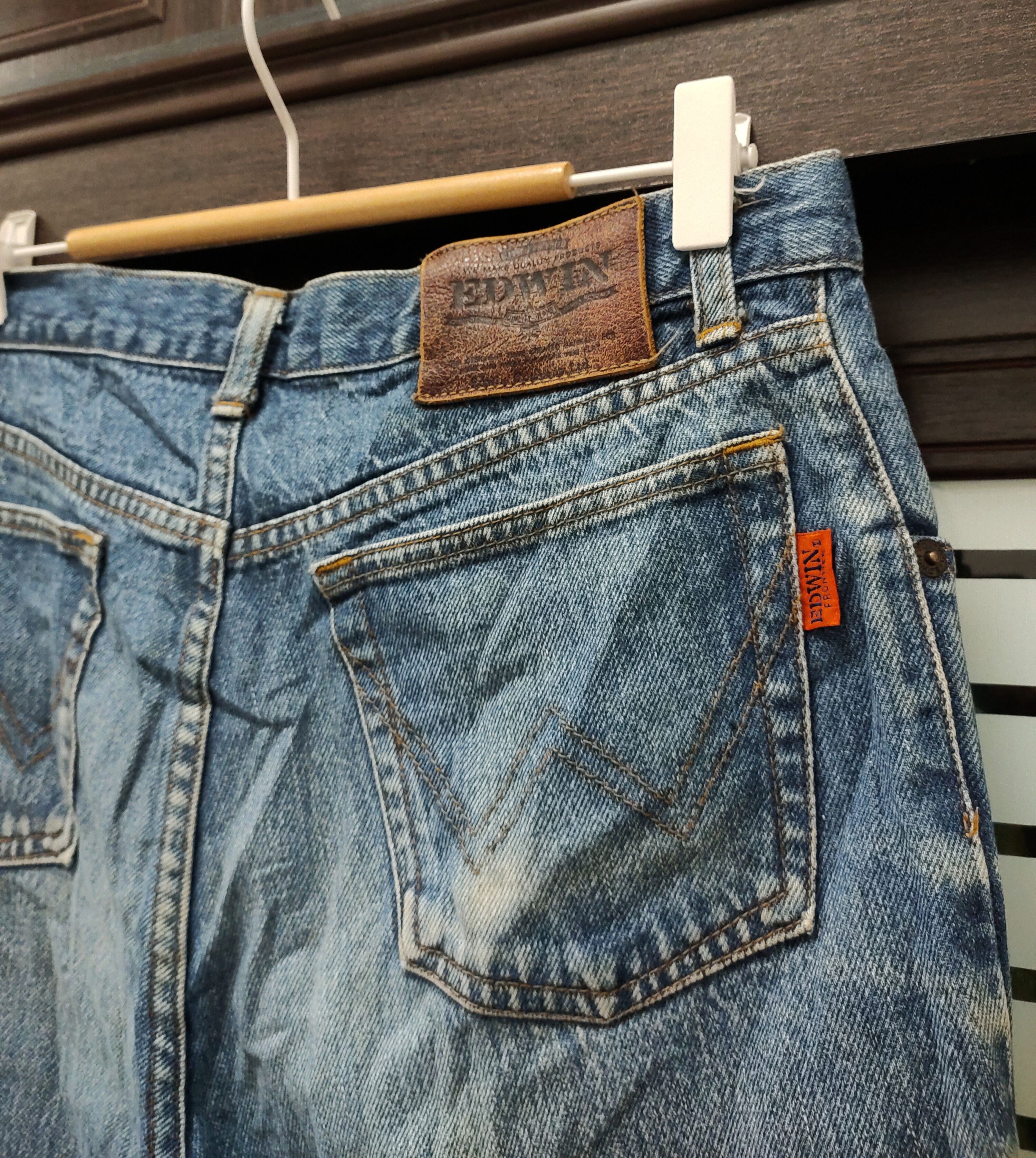 Japanese Brand 💥 Flared Bootcut Edwin Frontier Denim 💥 Size US 32 / EU 48 - 9 Thumbnail
