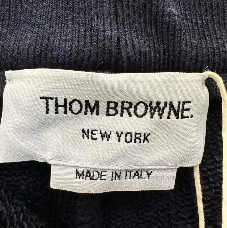 Thom Browne Thom Browne Navy Striped Cotton Lounge Pants . Size 27" / US 4 / IT 40 - 6 Thumbnail