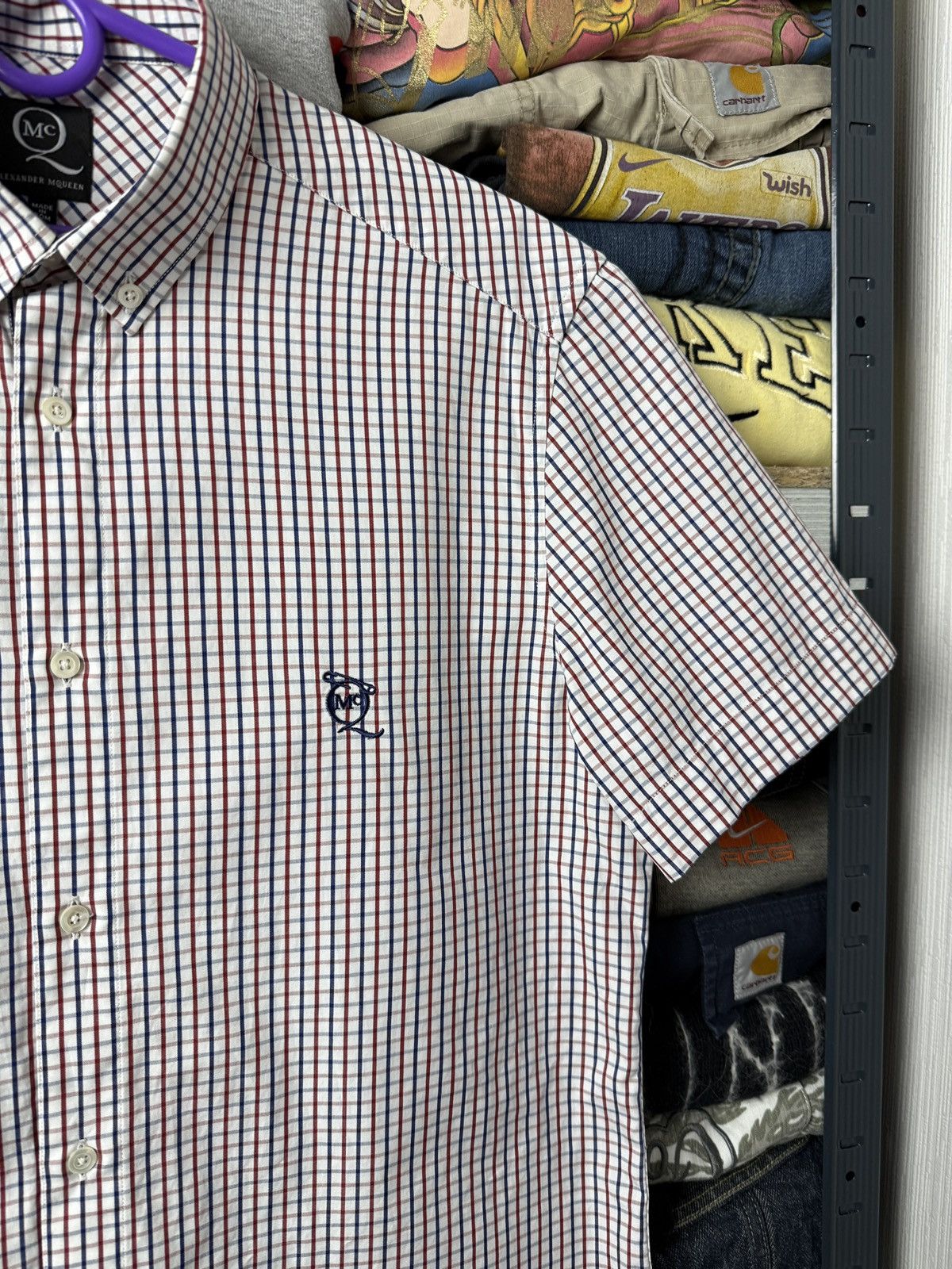 Alexander McQueen Alexander McQueen Short Sleeve Crazy shirt Size US M / EU 48-50 / 2 - 4 Thumbnail