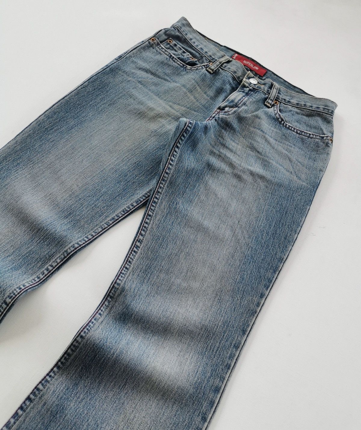 Levi's Superlow Bootcut Vintage Levis 518 Denim Jeans Size 29" - 4 Thumbnail