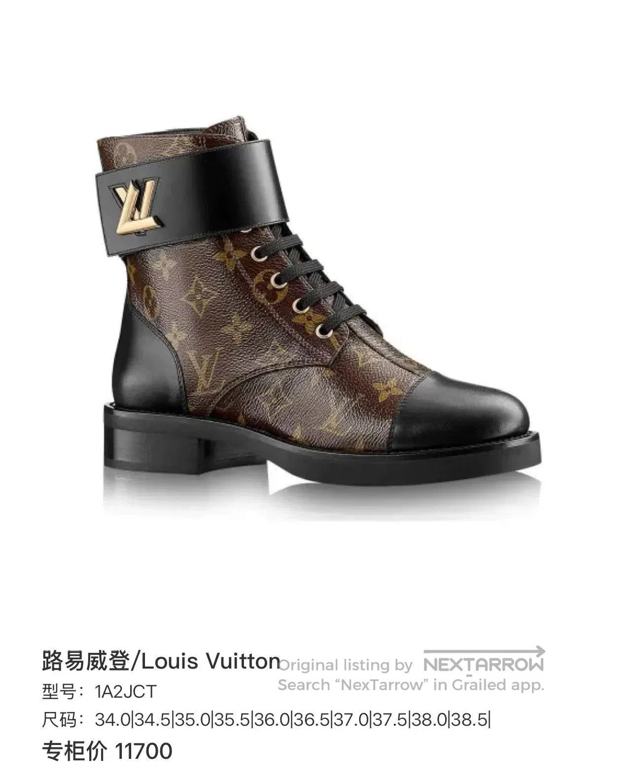 Louis Vuitton LV Monogram Martin Boots. Size US 8 / IT 38 - 7 Thumbnail