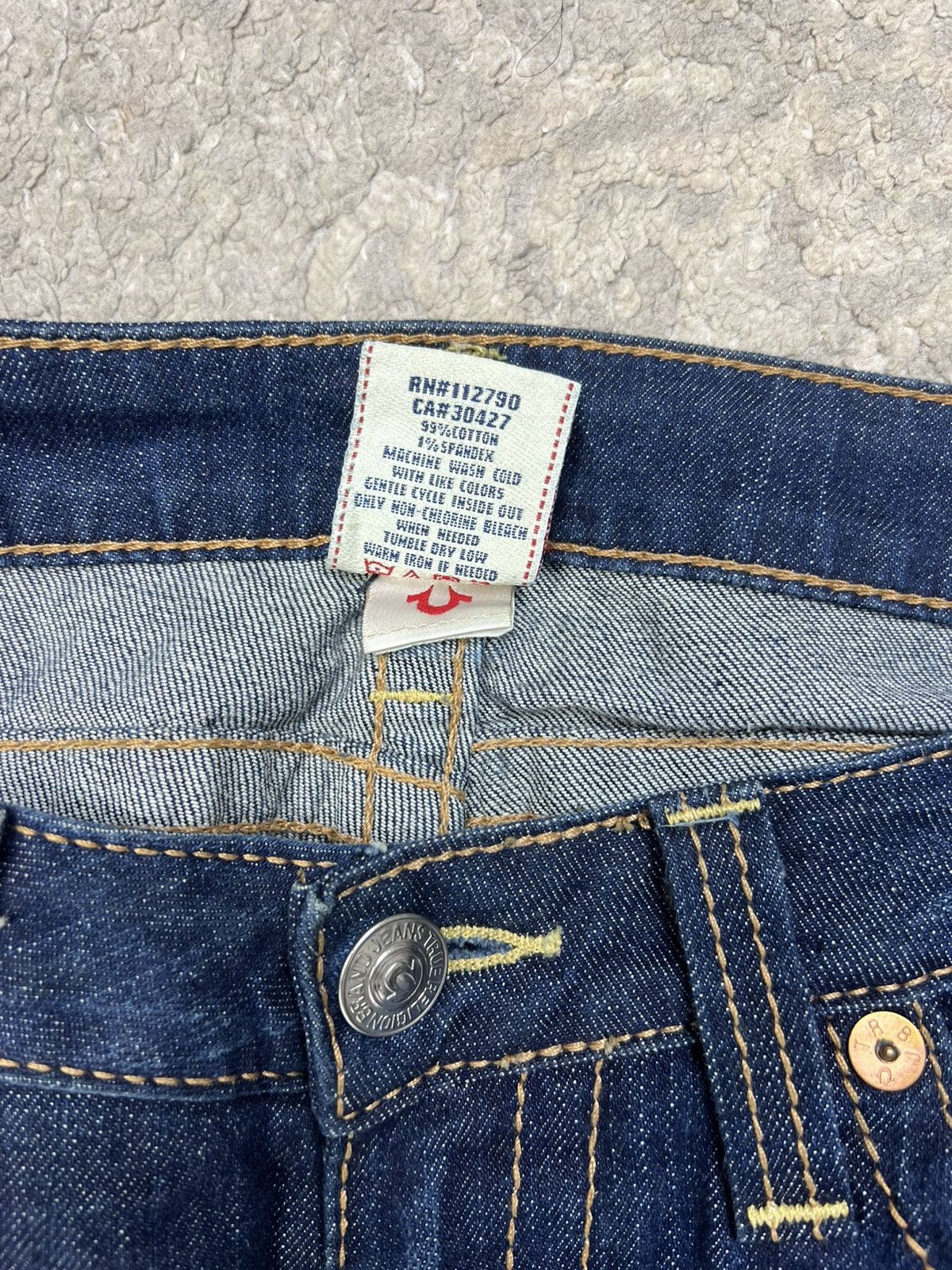 True Religion Unique True Religion Brand Jeans, Vintage USA, Japan Style Size US 32 / EU 48 - 4 Thumbnail