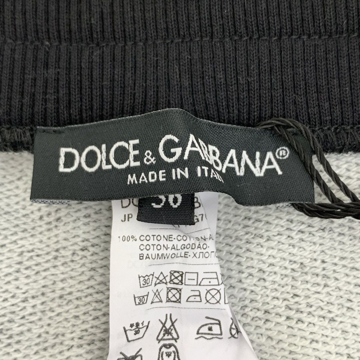 Dolce & Gabbana Dolce Gabbana Black Cotton Casual Sweatpants K26WX Size US 40 / EU 56 - 6 Thumbnail
