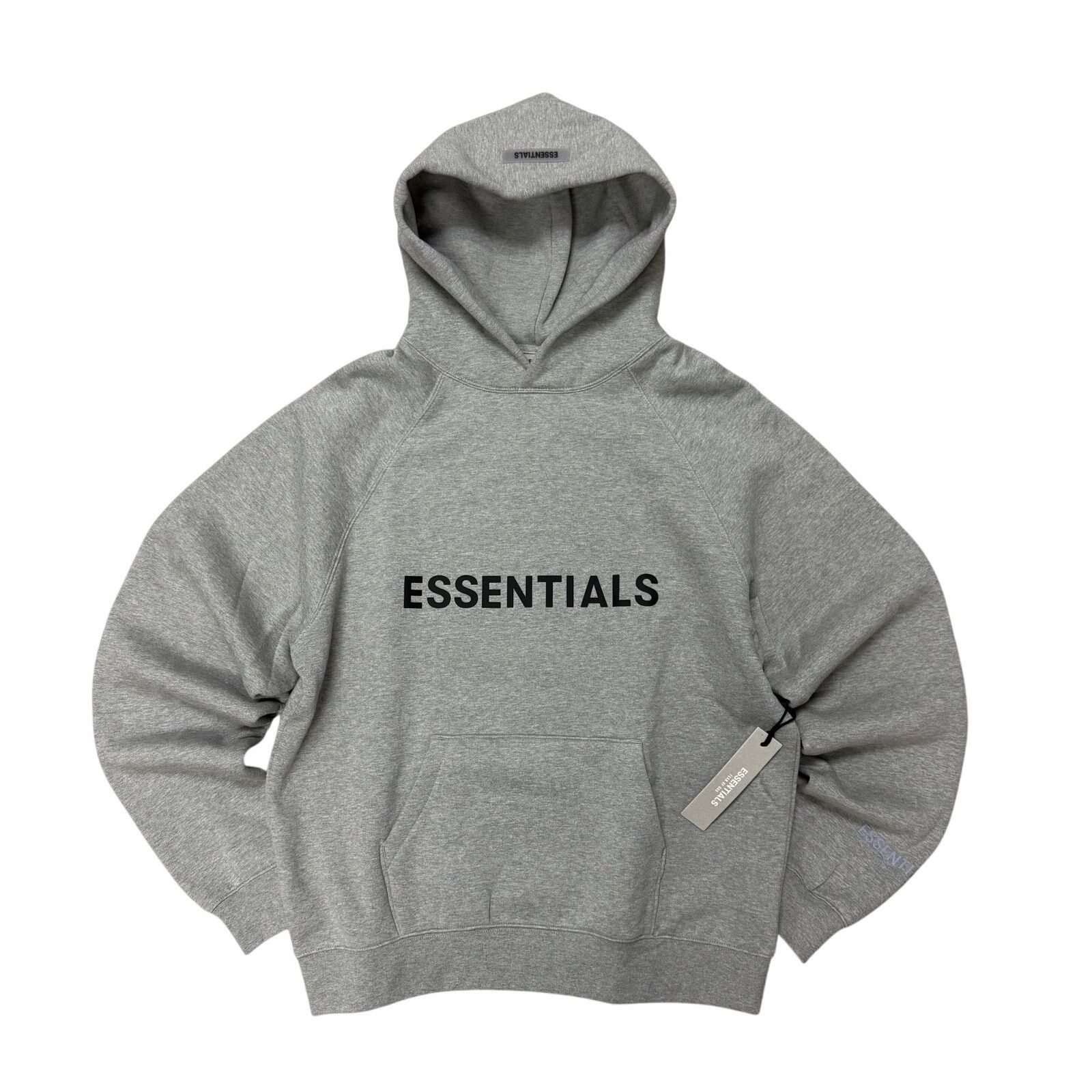 Fear of God FOG Essentials Pullover Hoodie Applique Logo Heather Oat Size US XS / EU 42 / 0 - 1 Thumbnail