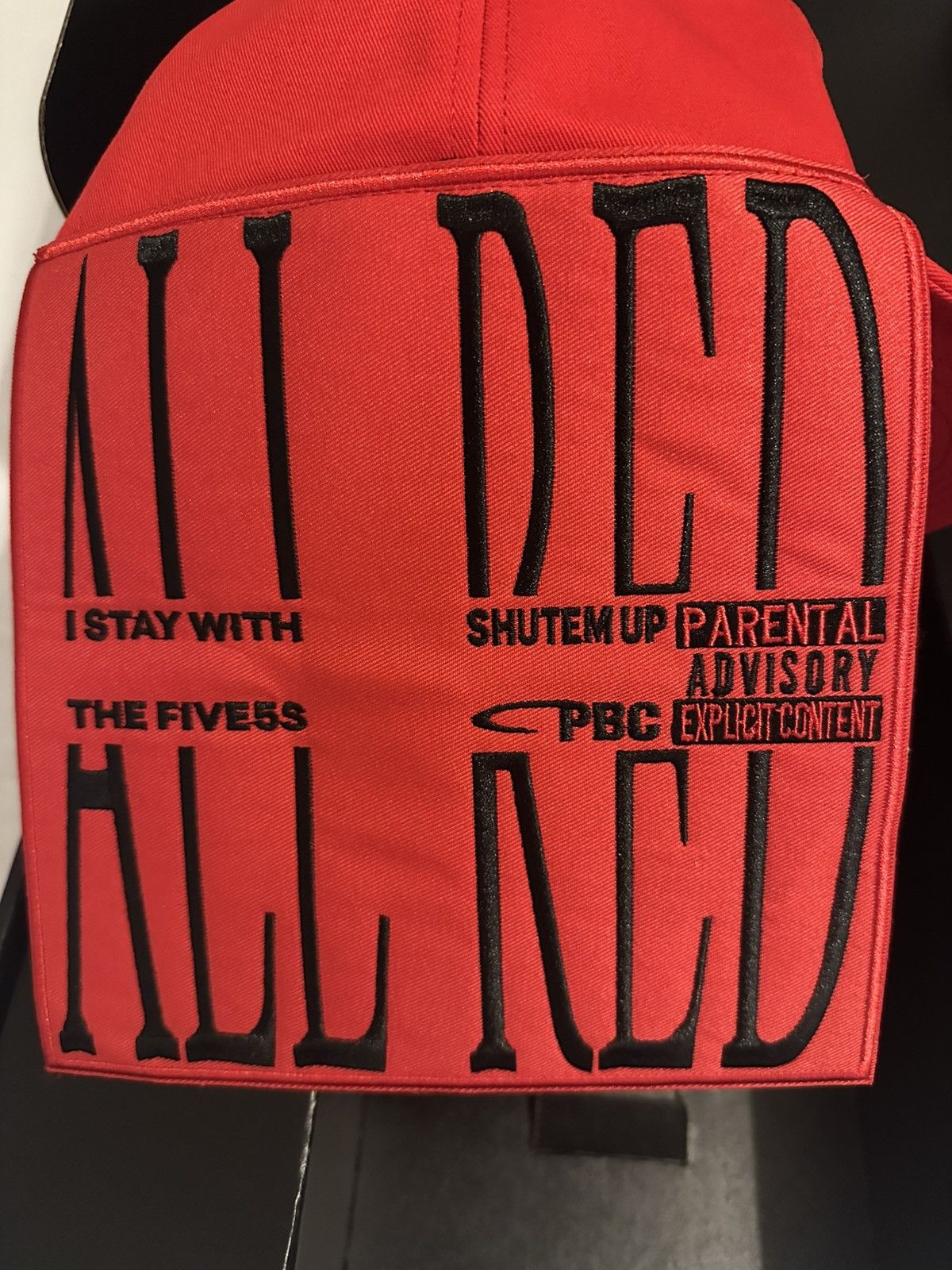 Playboi Carti Playboi Carti ALL RED cap box set Size ONE SIZE - 2 Thumbnail