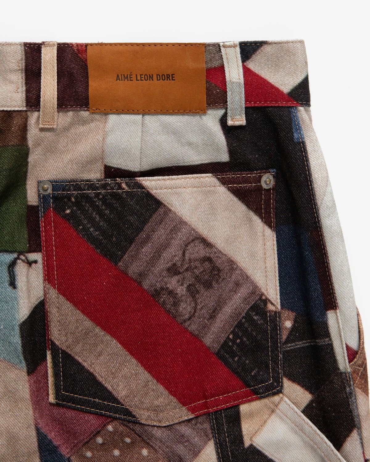 Aime Leon Dore Quilt Print Double Knee Pant - 32 Size US 32 / EU 48 - 2 Thumbnail