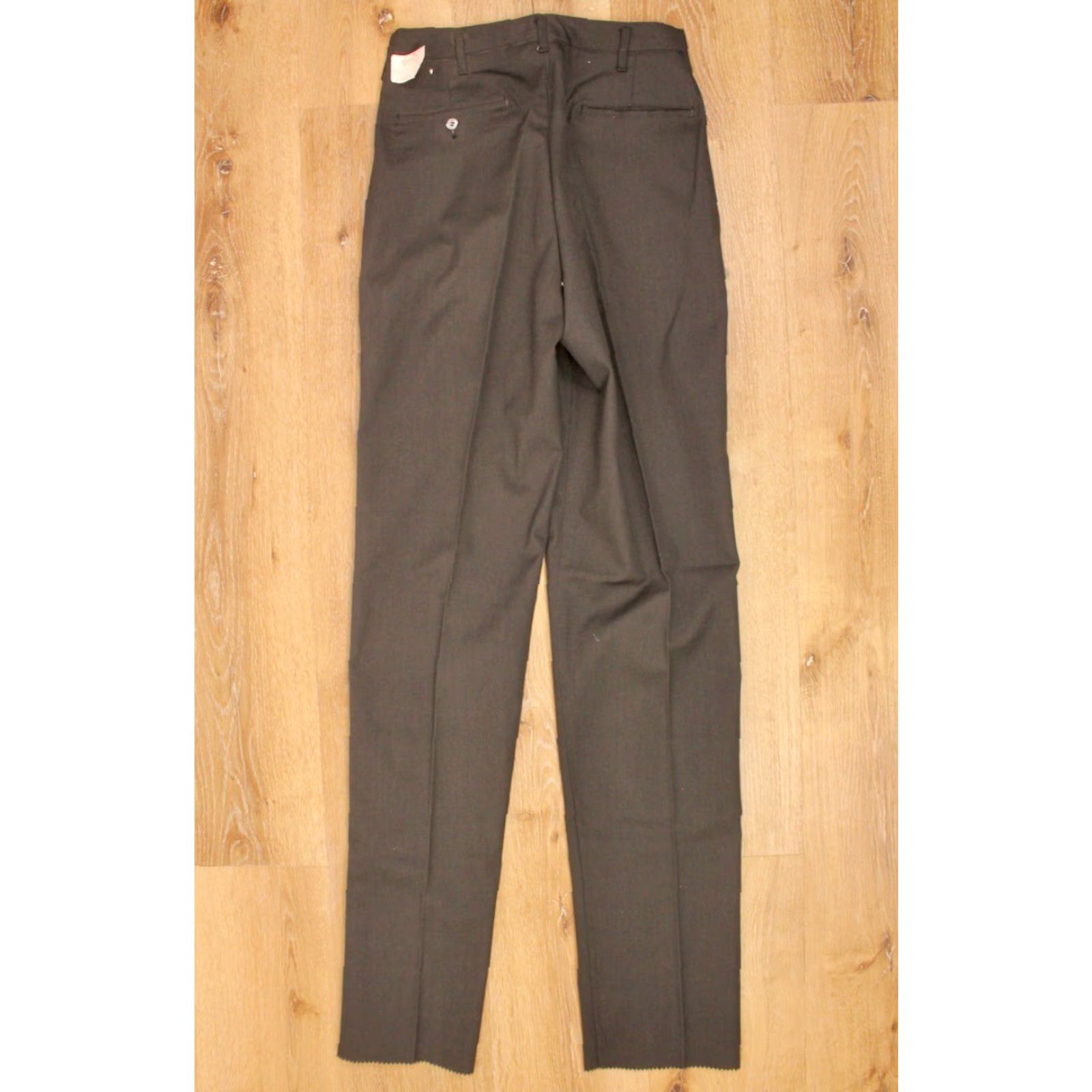 Vintage VINTAGE Relax N Togs Men's VTG 1960s NOS Grey Tapered Drop Loop Pants 29x37 60s Trousers Mens Size US 29 - 3 Thumbnail