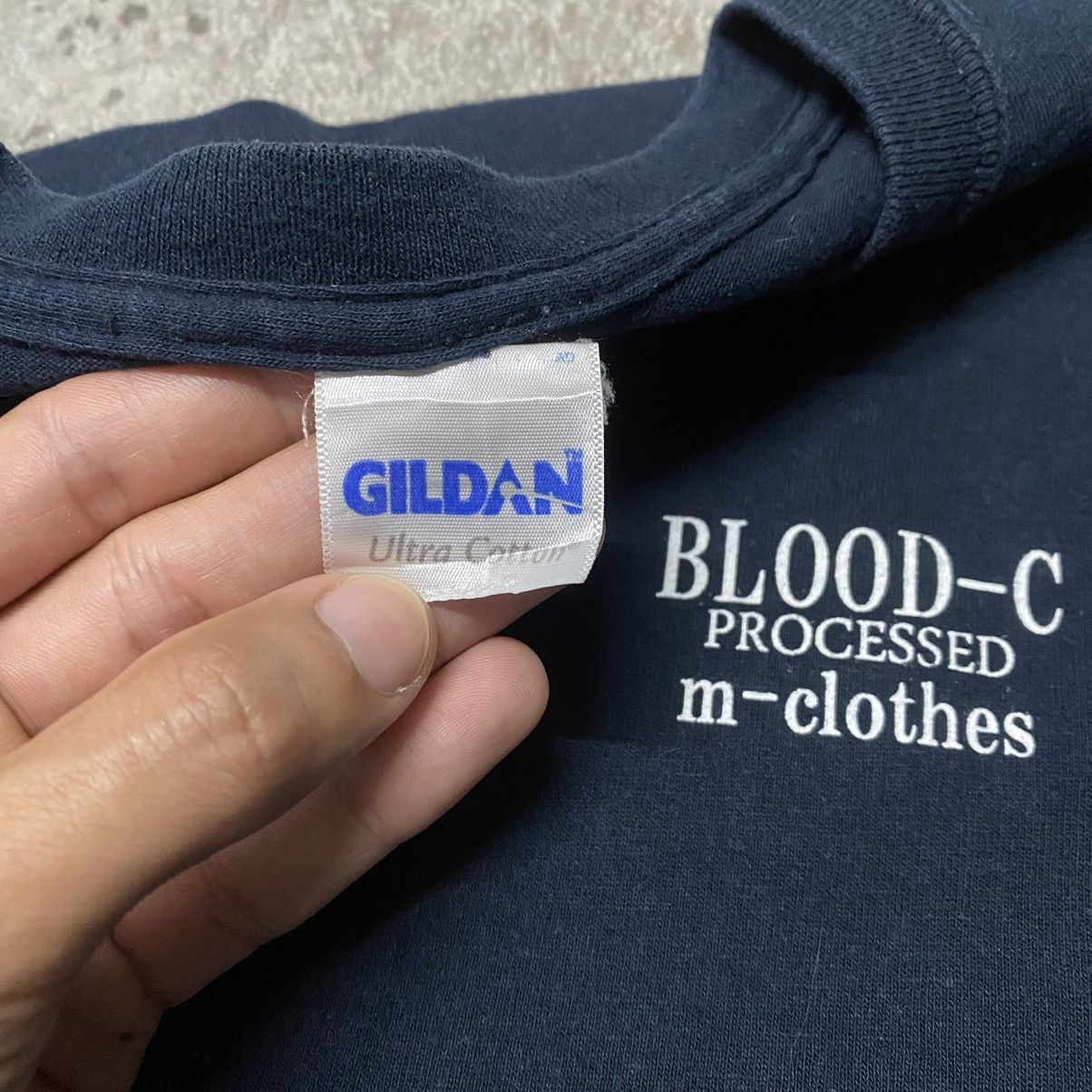 Anime × Vintage VINTAGE Y2K BLOOD-C THE LAST DARK ANIME T SHIRT Size US M / EU 48-50 / 2 - 4 Thumbnail