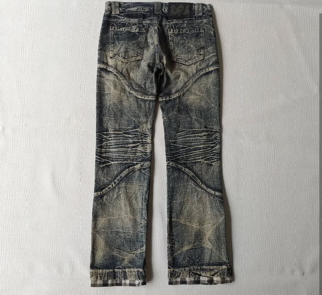 Hysteric Glamour × Japanese Brand × Tornado Mart Japanese lowbox jeans fading spider Size US 33 - 2 Thumbnail