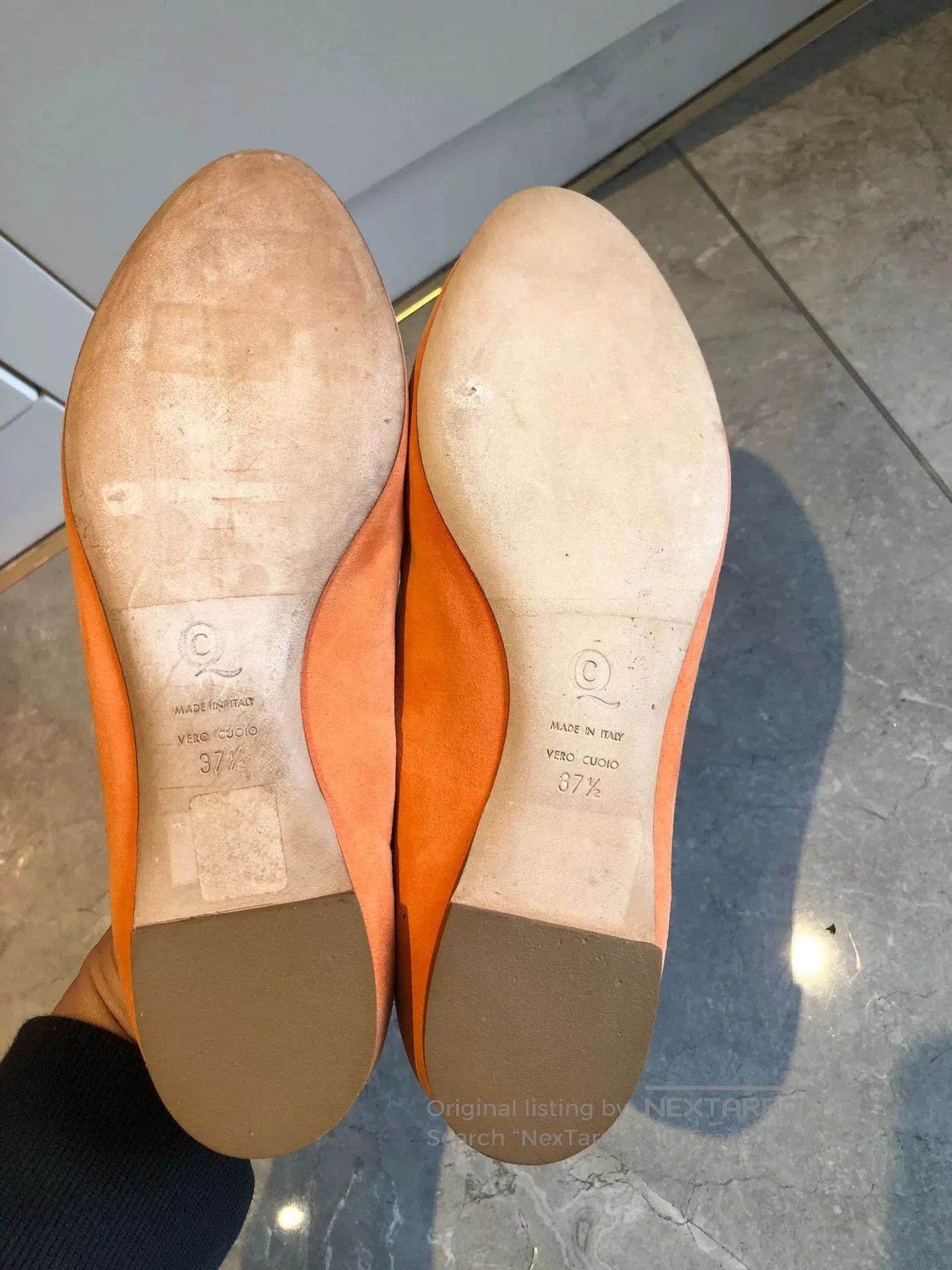 Alexander McQueen Alexander McQueen Skeleton Suede Flat Shoes. Size US 6.5 / IT 36.5 - 6 Thumbnail
