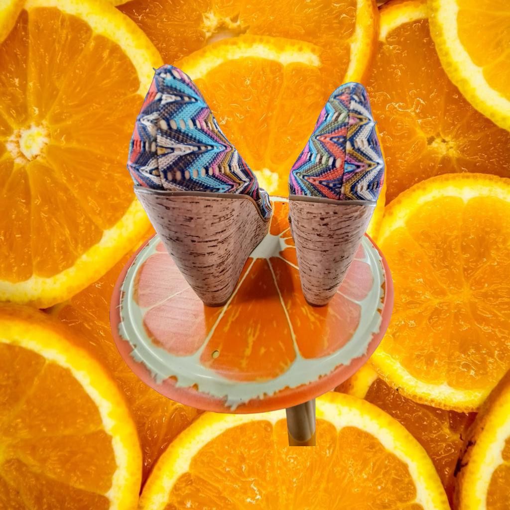 Nine West Nine West Colorful Wedge High Heels Size 8 Size ONE SIZE - 7 Thumbnail