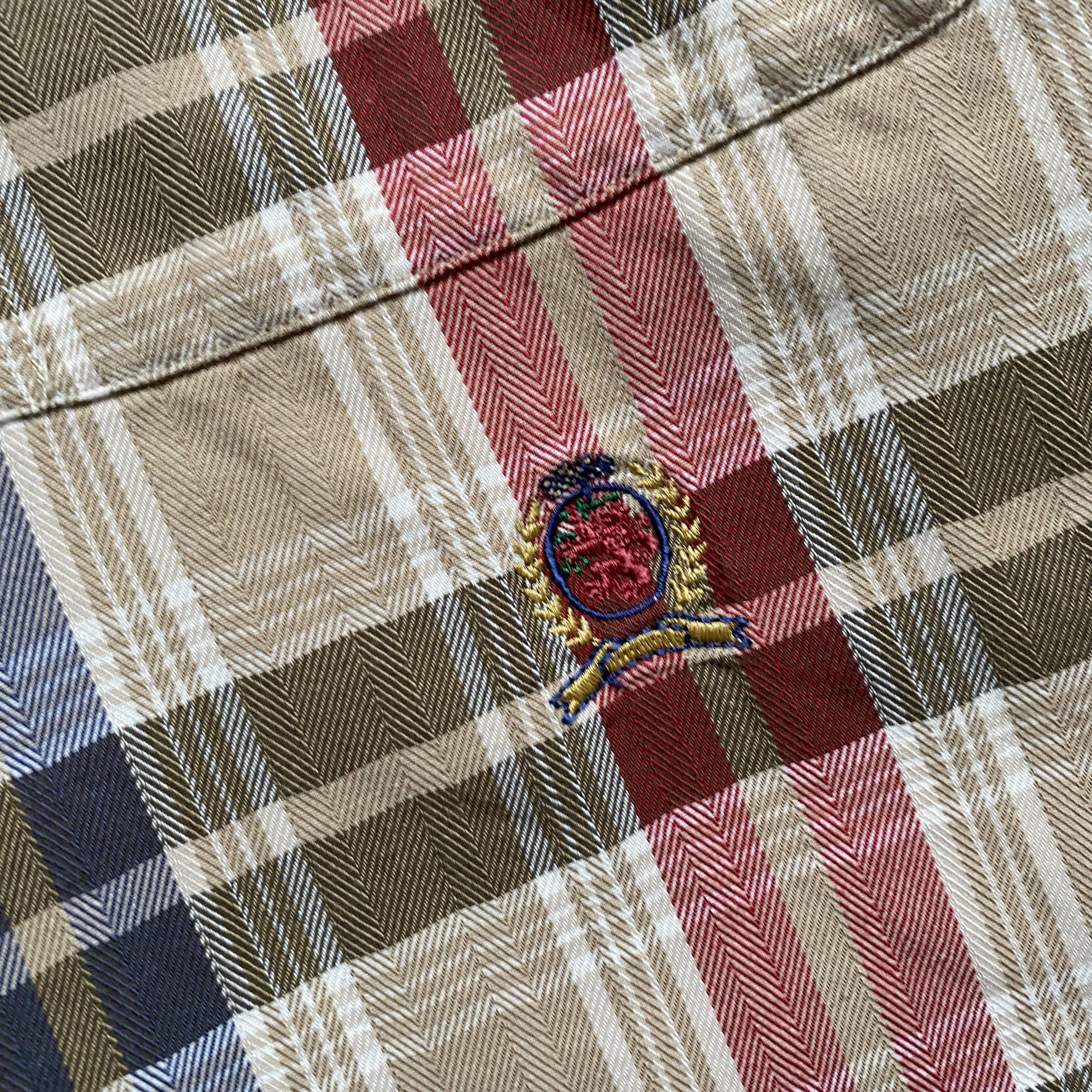 Tommy Hilfiger 🔥Vintage 90s Tommy Hilfiger Shirt Flannel Trevis style Size US XL / EU 56 / 4 - 6 Thumbnail
