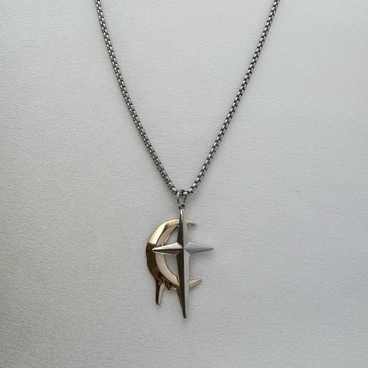 Other Star Moon Pendant Necklace for Men Women Size ONE SIZE - 1 Thumbnail