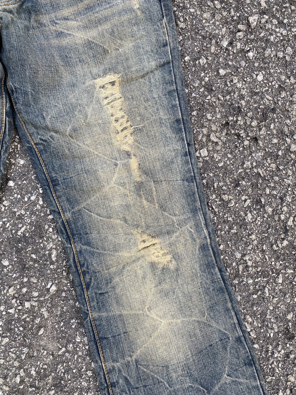 Japanese Brand Japanese Brand Semantics Design Flare Distressed Denim Size US 32 / EU 48 - 7 Thumbnail