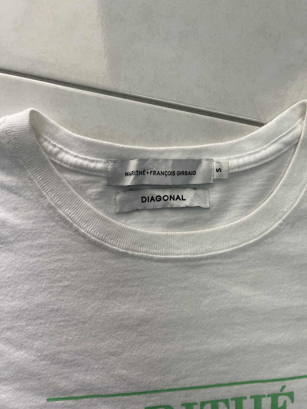 Marithe + Francois Girbaud VINTAGE MARITHE + FRANCOIS GIRBAUND X DIAGONAL SPELL OUT Size S / US 4 / IT 40 - 3 Thumbnail