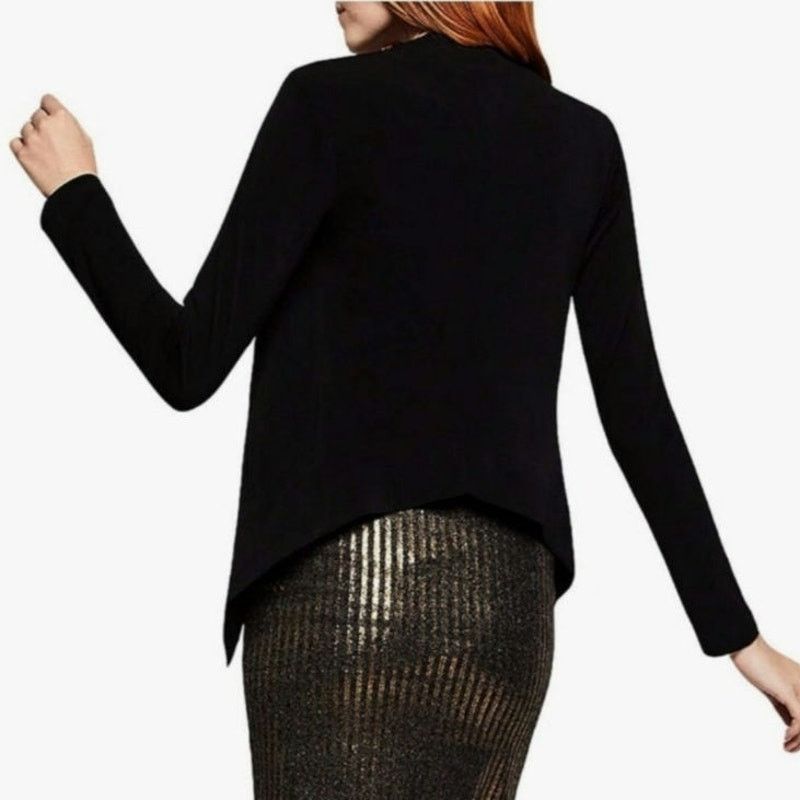 Bcbgmaxazria BCBGeneration Medium Black Tuxedo Blazer Jacket Size M / US 6-8 / IT 42-44 - 2 Thumbnail