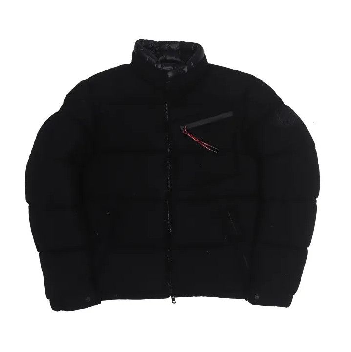 Moncler Solid Warm Zipper Stand-Collar Down Jacket