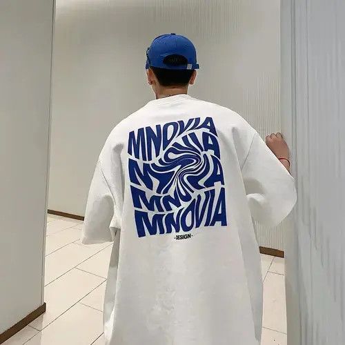 High Sport × Individualized Shirts × Japanese Brand Oversized Summer Cotton Short Sleeve T-shirt Size US M / EU 48-50 / 2 - 4 Thumbnail