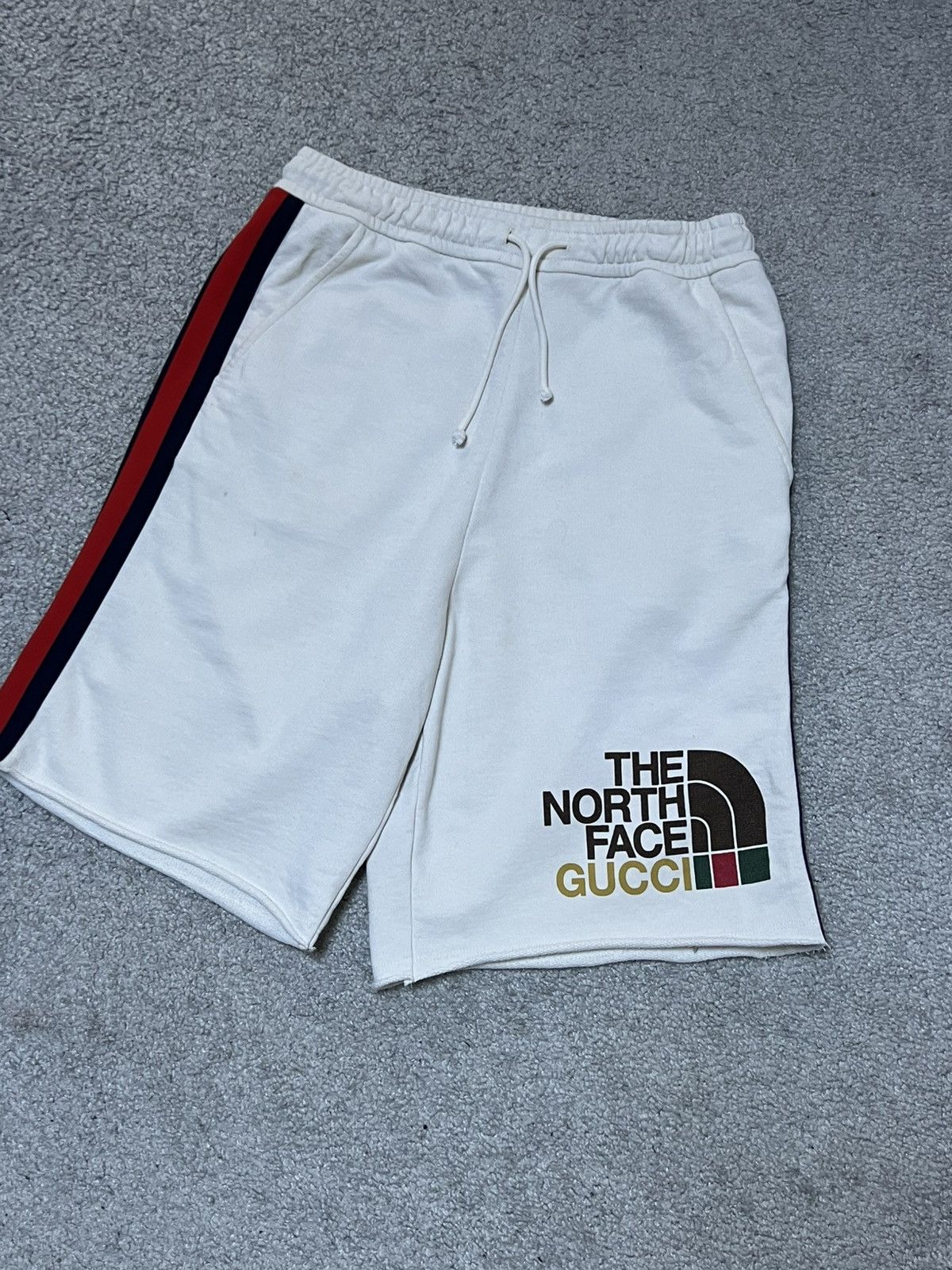 Gucci × The North Face Gucci x The North Face Web Print Shorts Size US 30 / EU 46 - 2 Thumbnail