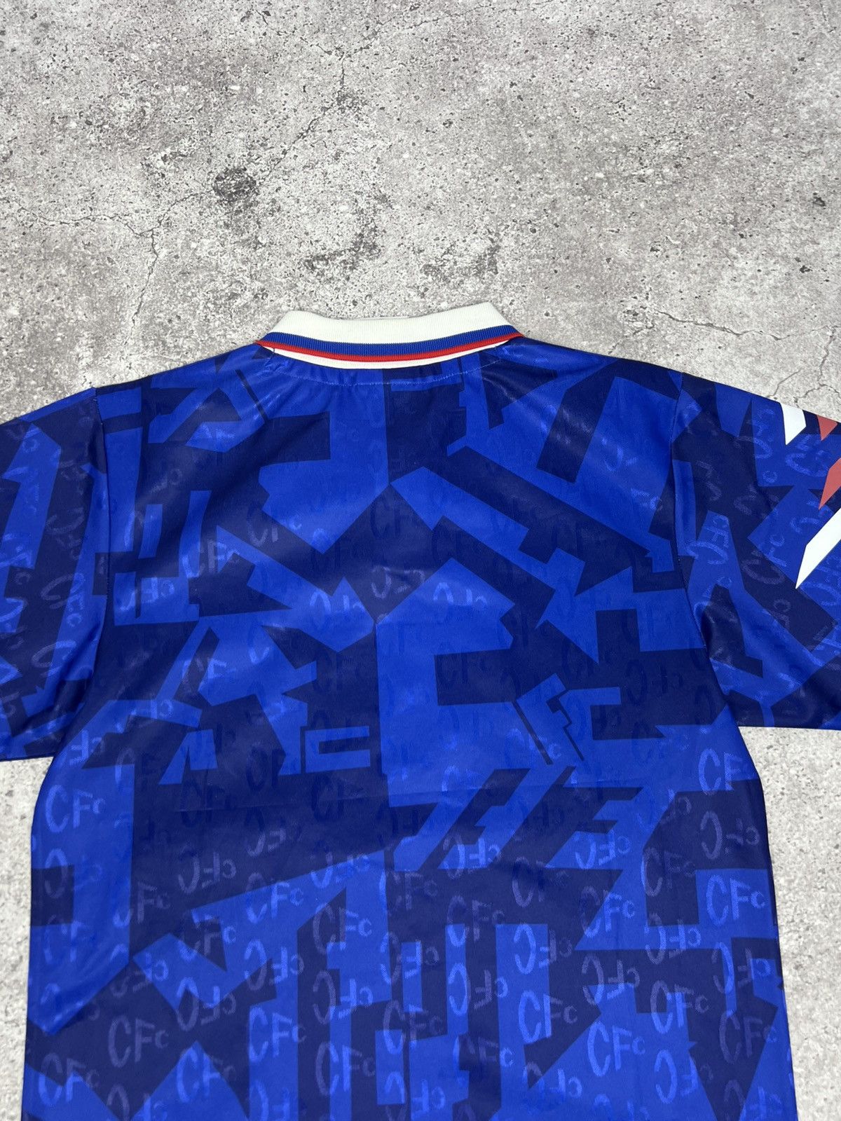 Other Chelsea FC Score Draw Retro Jersey 90s Commodore Vintage Size US S / EU 44-46 / 1 - 14 Thumbnail
