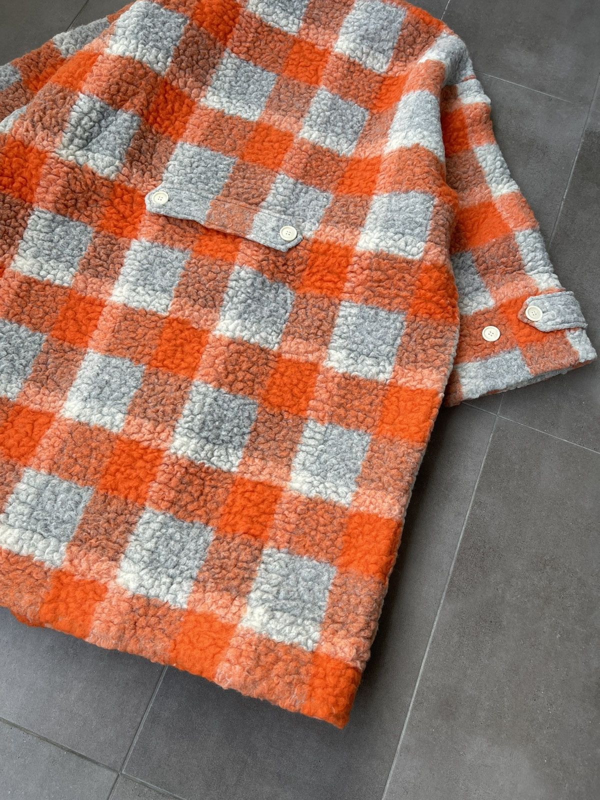 Henrik Vibskov !DS! AW22 Henrik Vibskov Checkered Ahoy Long Coat Size US XL / EU 56 / 4 - 15 Thumbnail