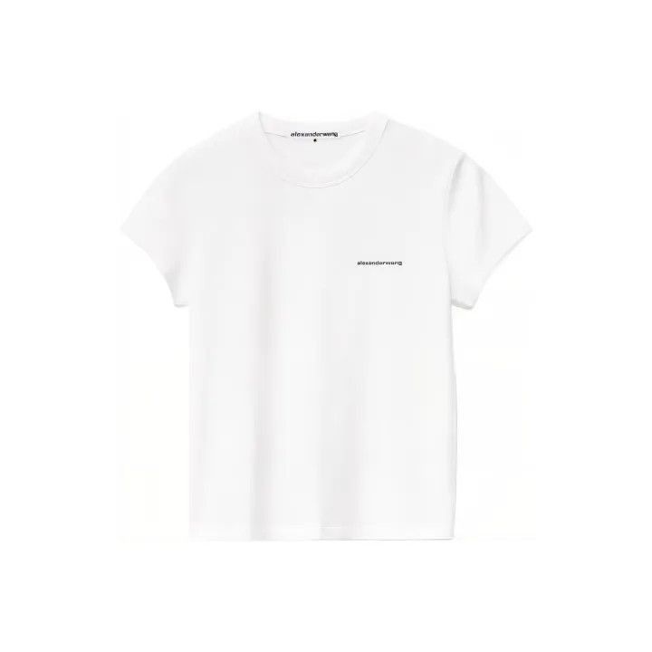 Alexander Wang Alexander Wang White Short Sleeve T-Shirt - Size XL / US 12-14 / IT 48-50 - 1 Thumbnail