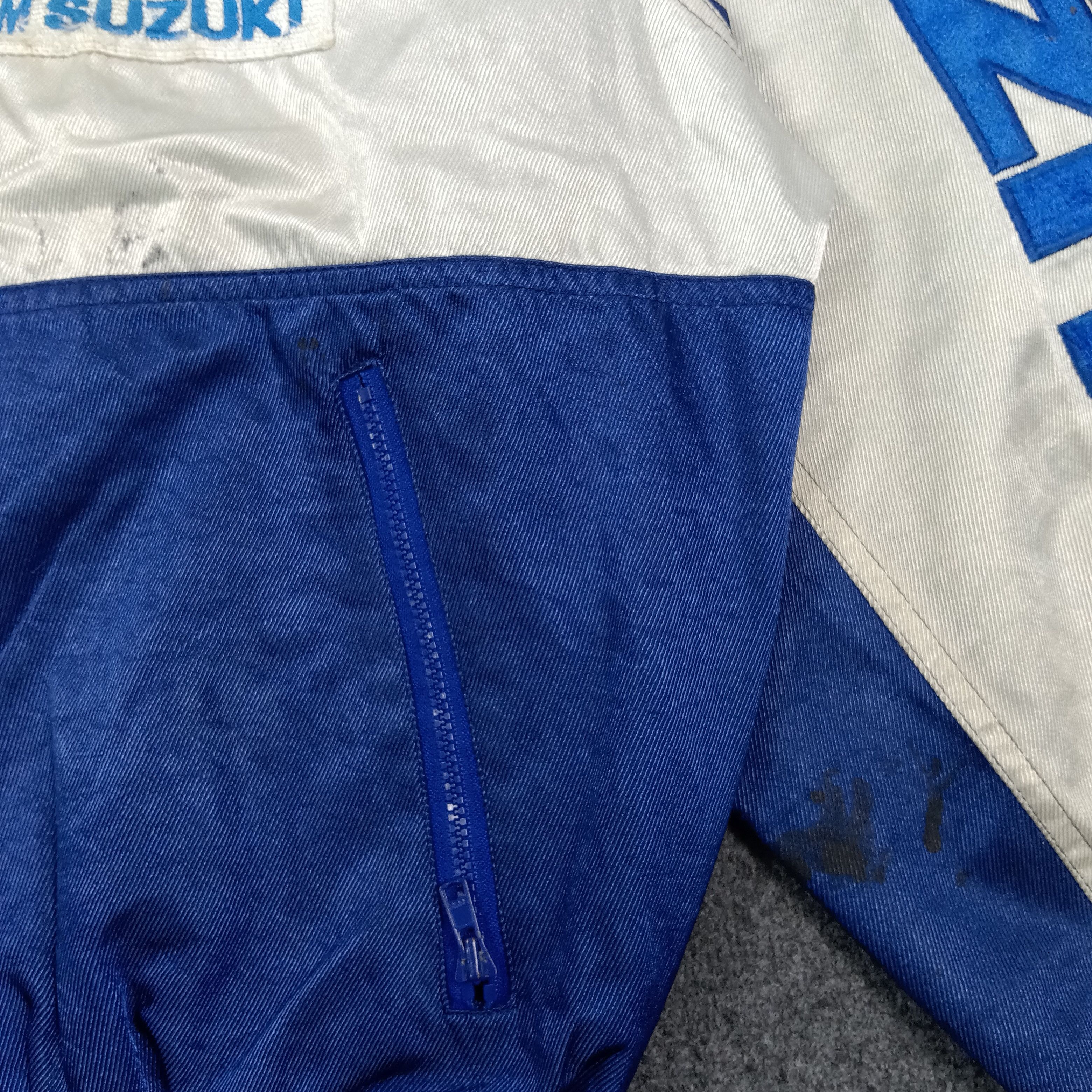 Japanese Brand Vintage 90's Team Suzuki Racing Reversibe Jacket C269N10 Size US L / EU 52-54 / 3 - 5 Thumbnail