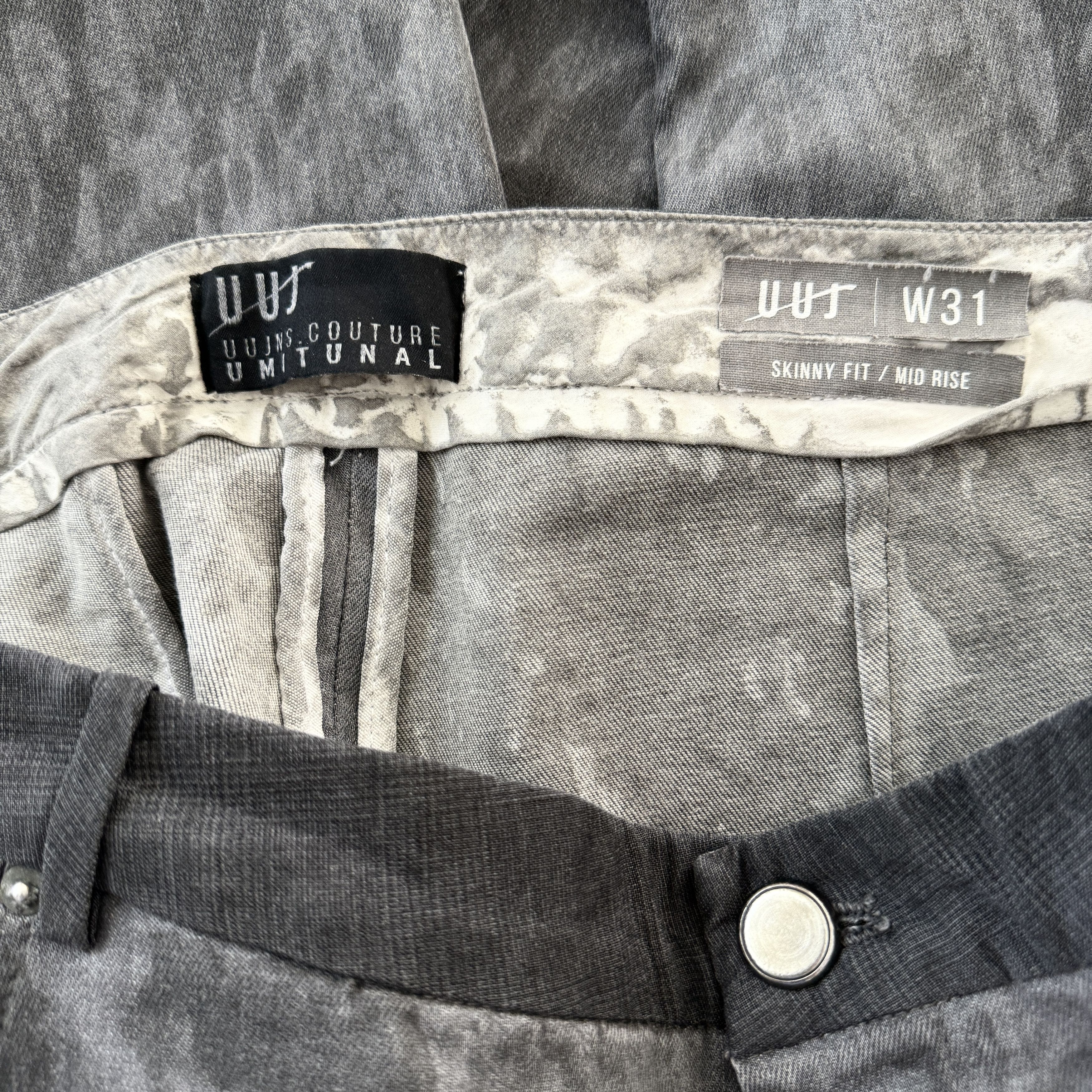 Other UMIT UNAL Gray Jeans Size 31" - 9 Thumbnail
