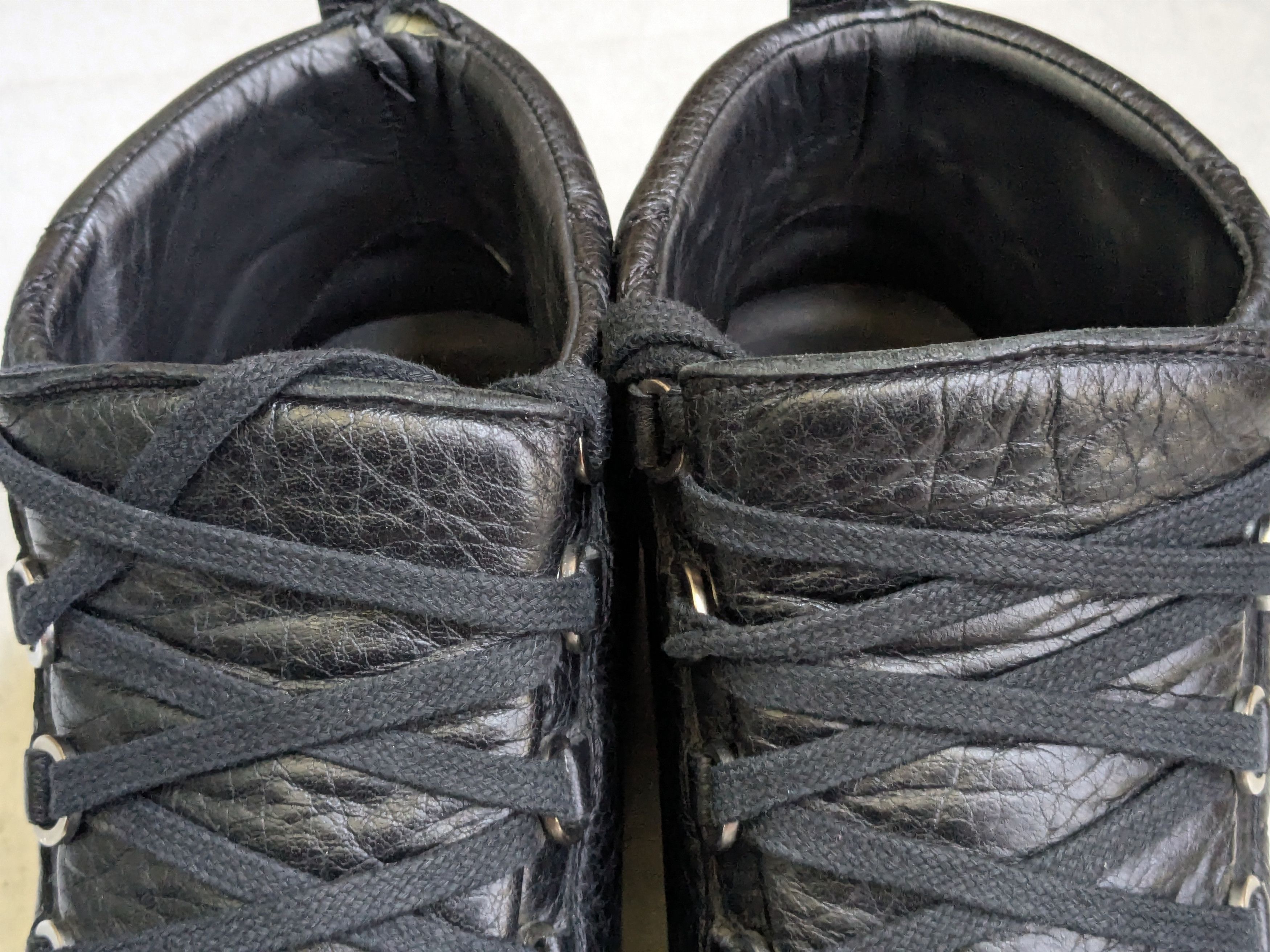 Balenciaga Balenciaga Arena Sneakers Black 9 High Tops Leather Size US 9 / EU 42 - 5 Thumbnail