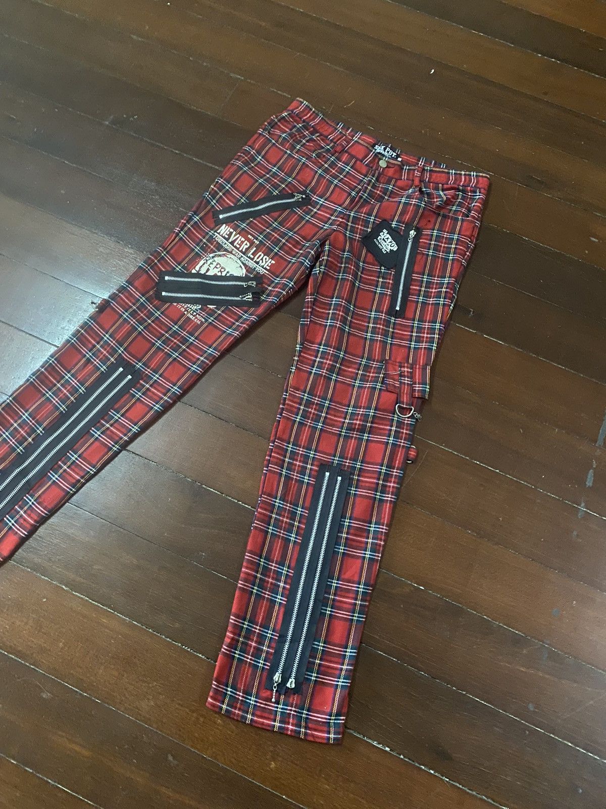 Japanese Brand × Seditionaries SEX POT REVENGE Japanese Red Punk Style cw21 Size US 33 - 3 Thumbnail