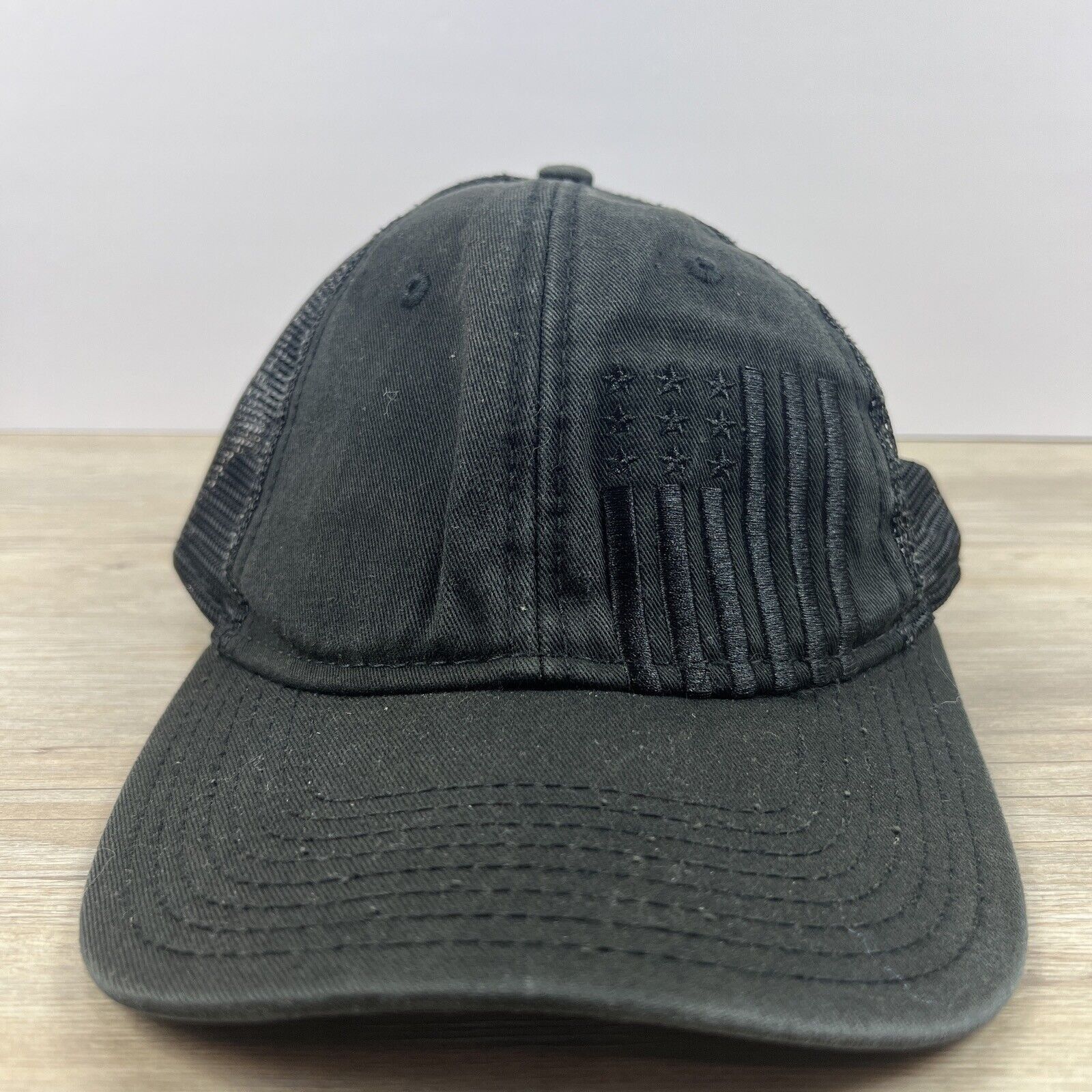 Other Black USA Flag Hat Adjustable Hat Black Adjustable Hat Adult Size ONE SIZE - 4 Thumbnail