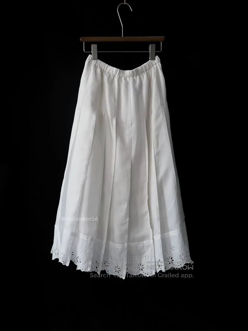 Comme des Garcons Comme Des Garcons size F Lace Pleated Skirt Size 22" - 3 Thumbnail