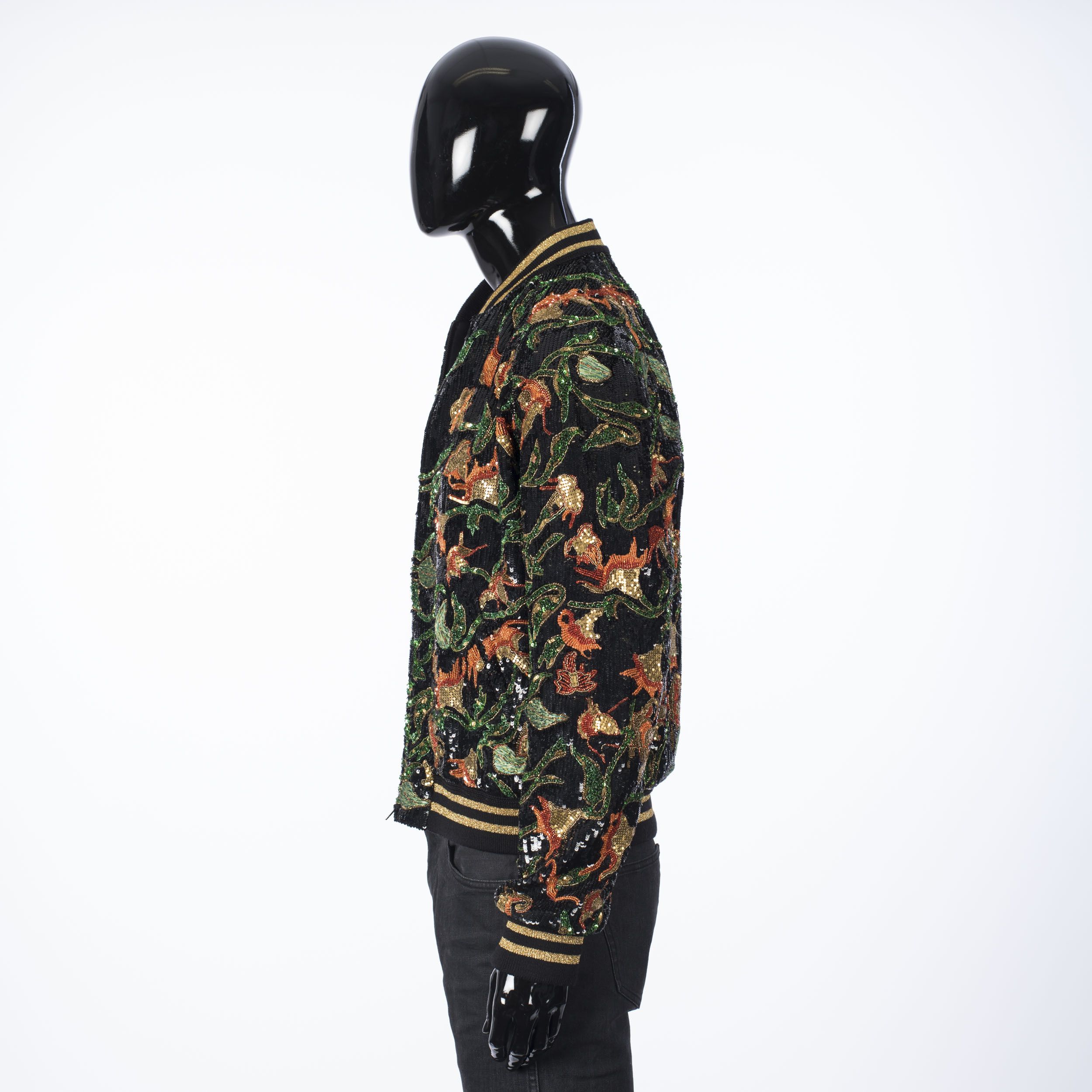 Celine Teddy Jacket With Angels Trumpets Sequins Embroidery Size US M / EU 48-50 / 2 - 3 Thumbnail