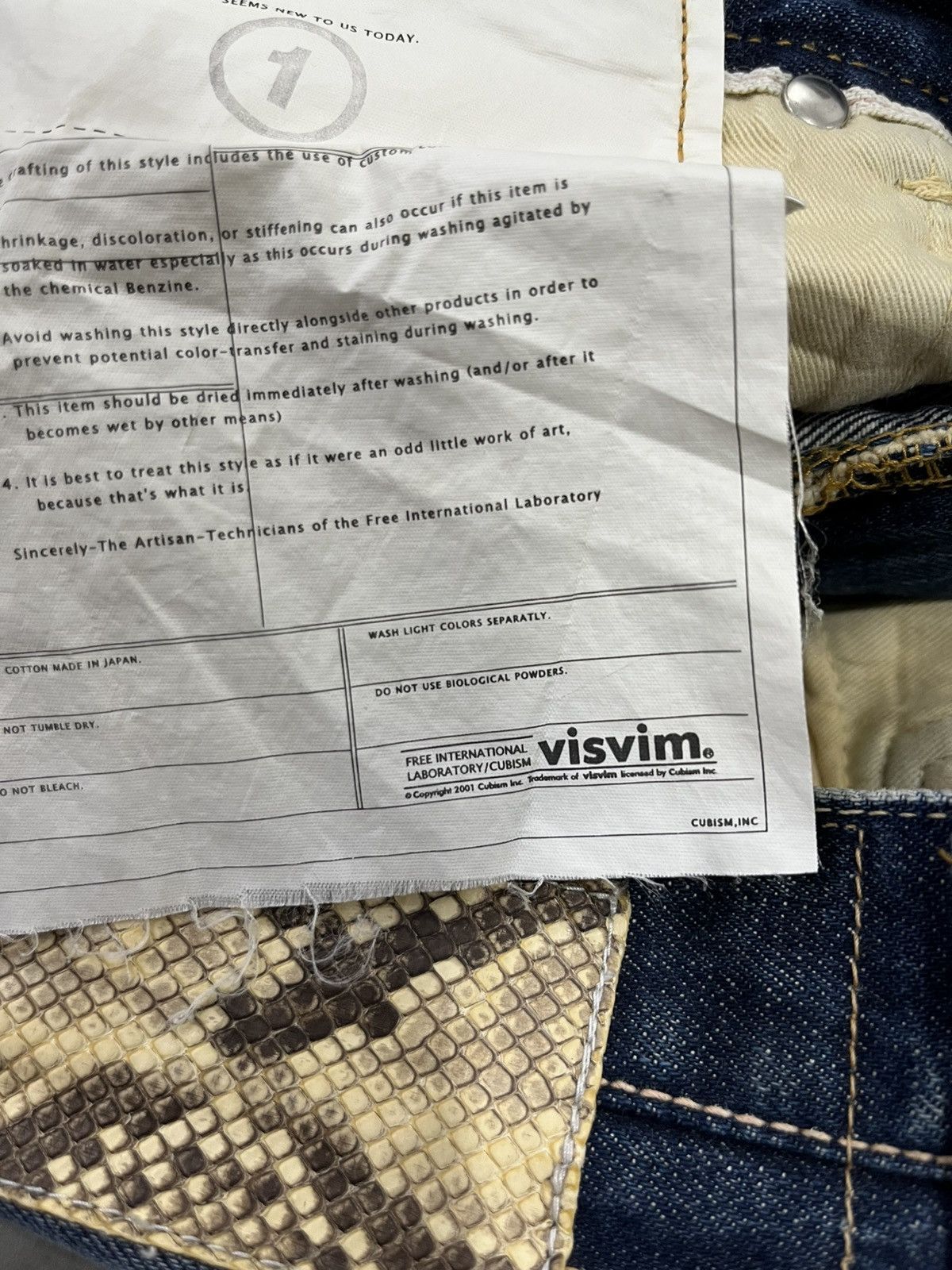 Visvim Visvim fluxus distressed denim Size US 28 / EU 44 - 5 Thumbnail