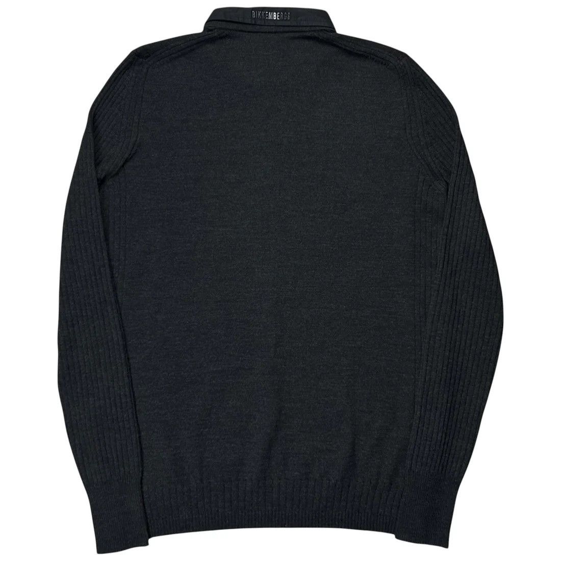 Dirk Bikkembergs Dirk Bikkembergs Shirt Collared V-Neck Rib Sweater Size US M / EU 48-50 / 2 - 3 Thumbnail