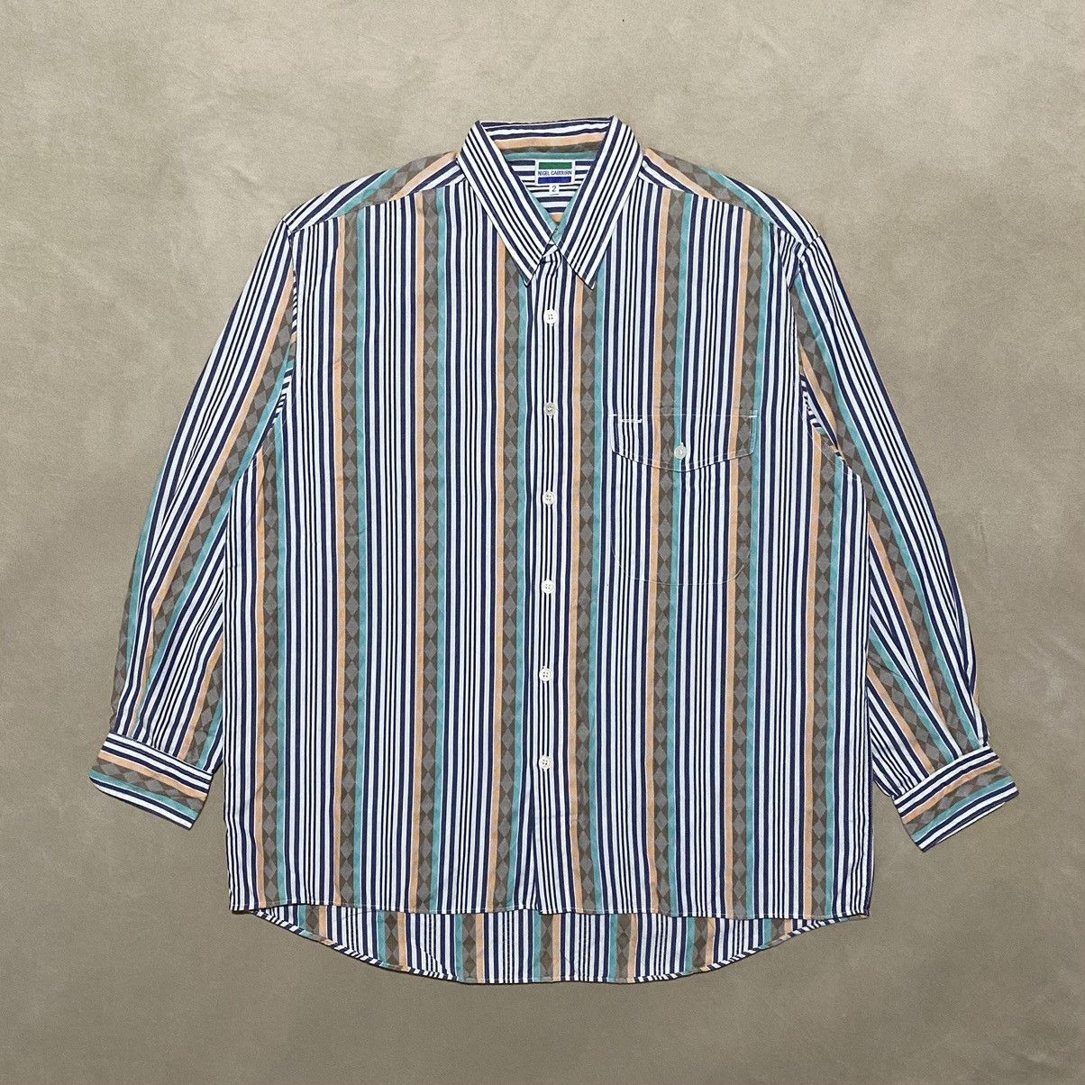 Image of Vintage Button Up Nigel Cabourn in Mix, Men's (Size XL)