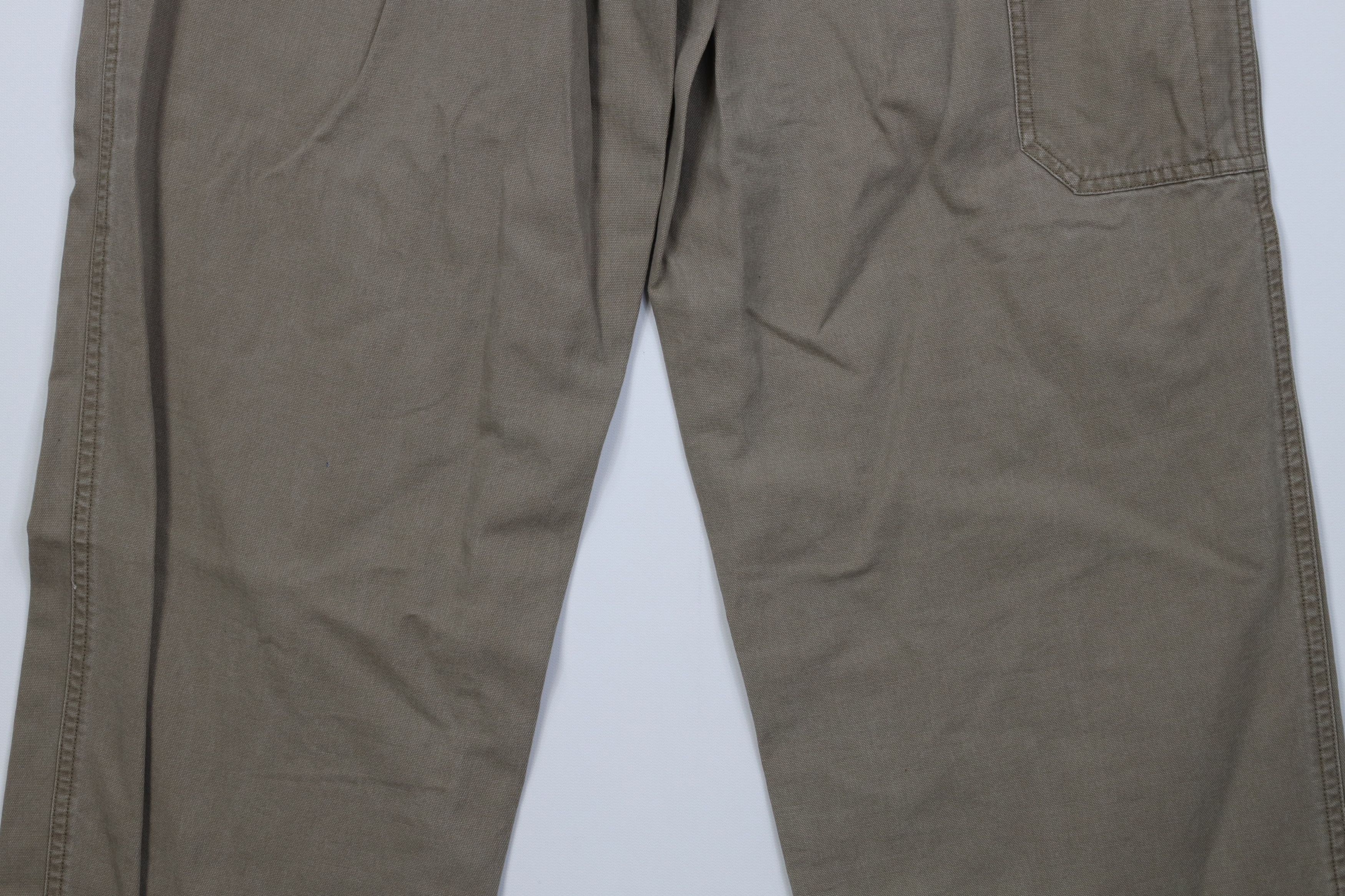 Columbia Vintage Columbia Spell Out Canvas Wide Leg Pants Green Size US 32 / EU 48 - 11 Thumbnail