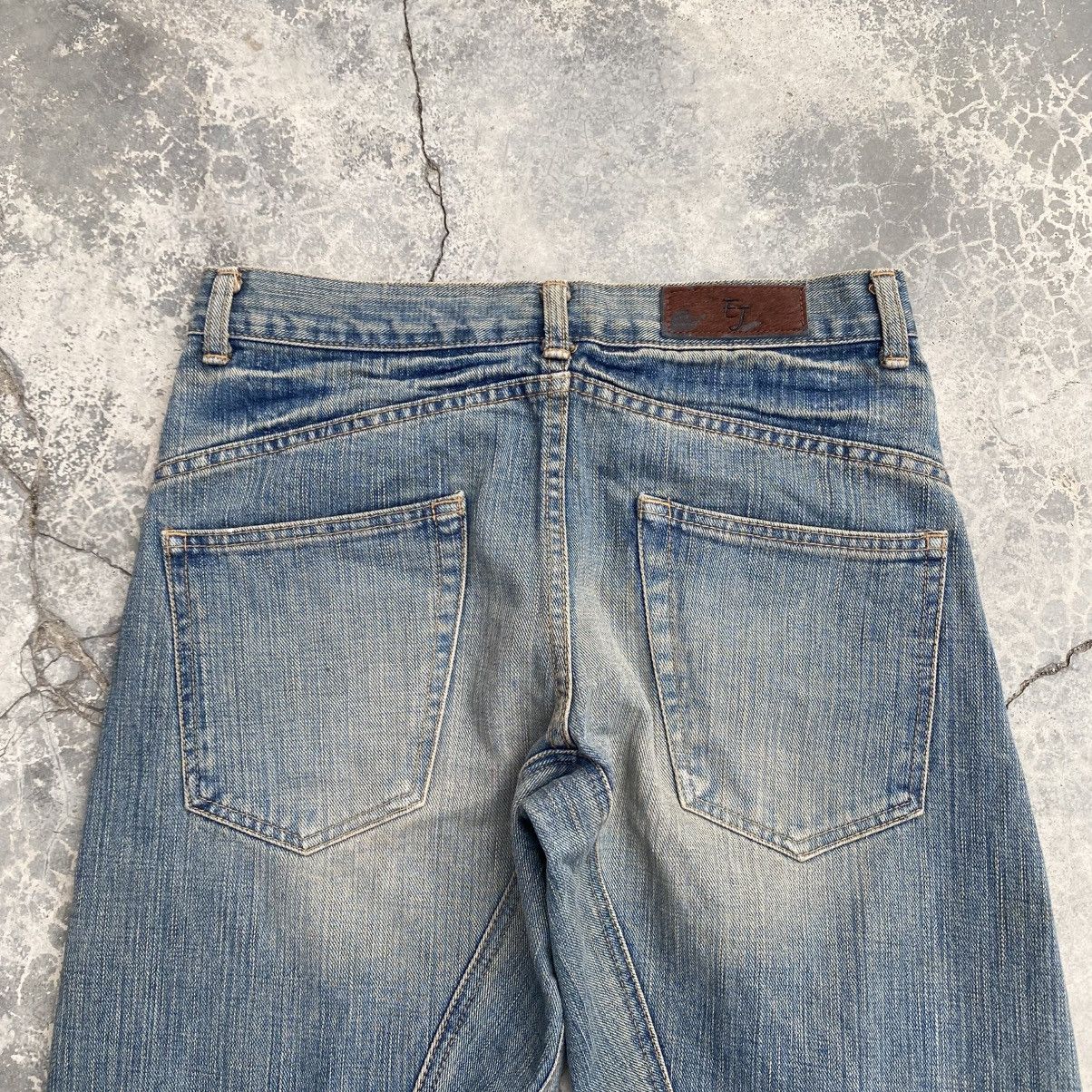 Japanese Brand EJ Studded Twisted Leg Jeans Size US 28 / EU 44 - 6 Thumbnail